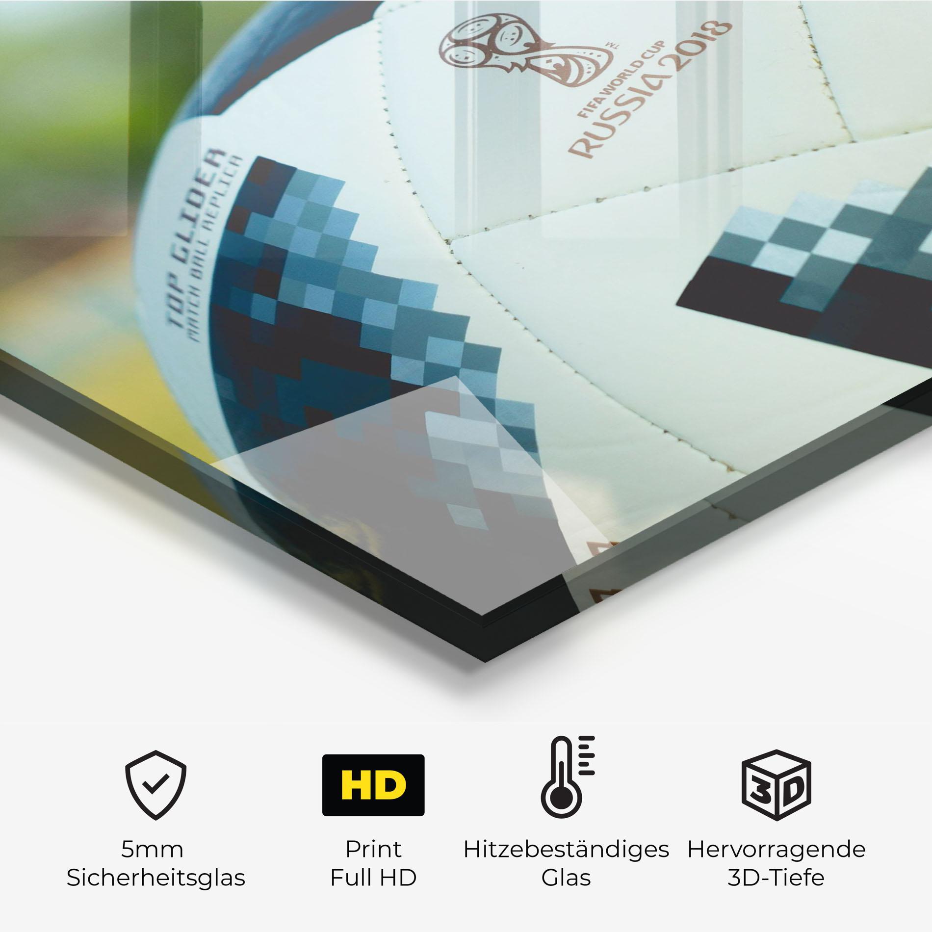 Küchenrückwand Glas Golden Award For Football mockup 2