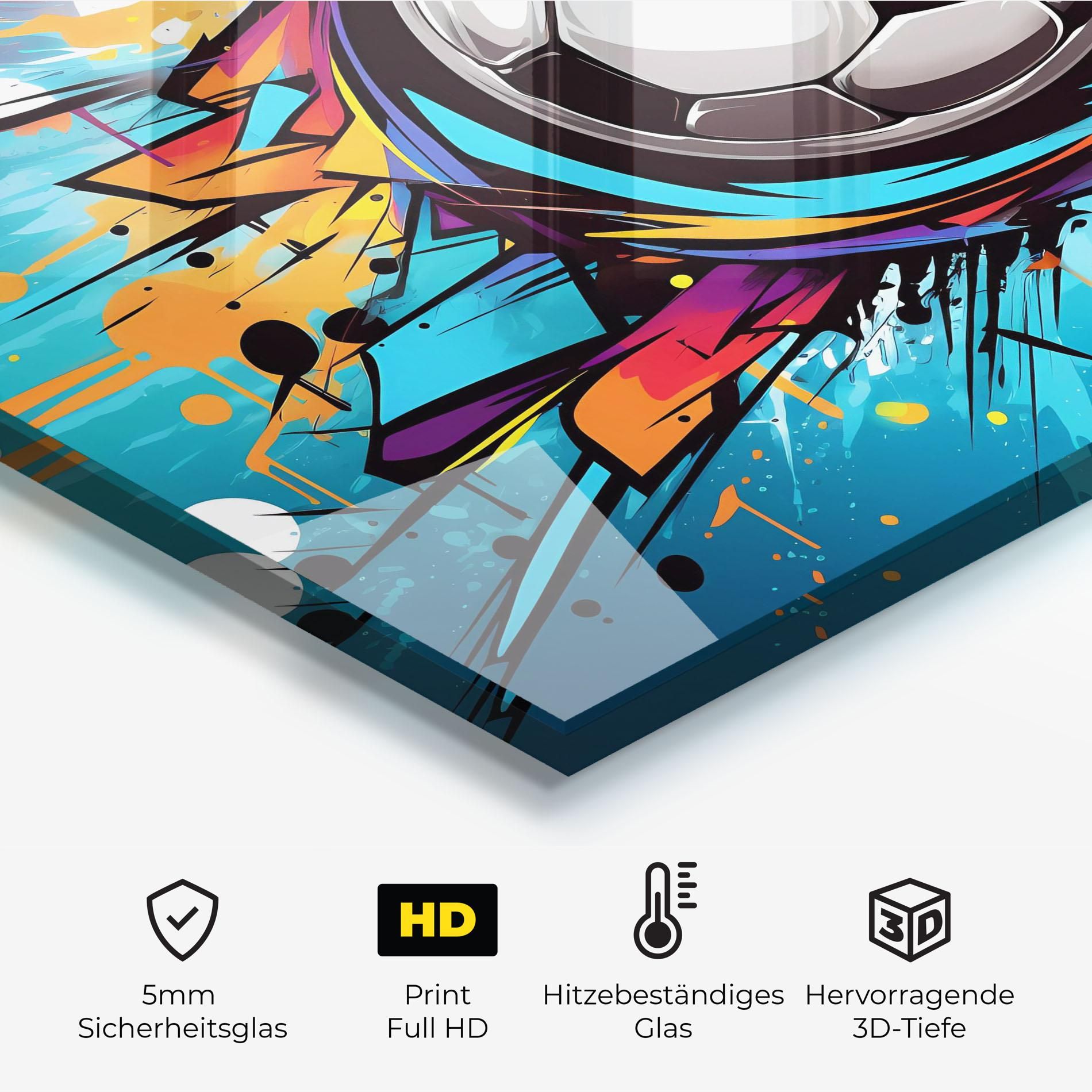 Graffiti Football Flight mockup 2