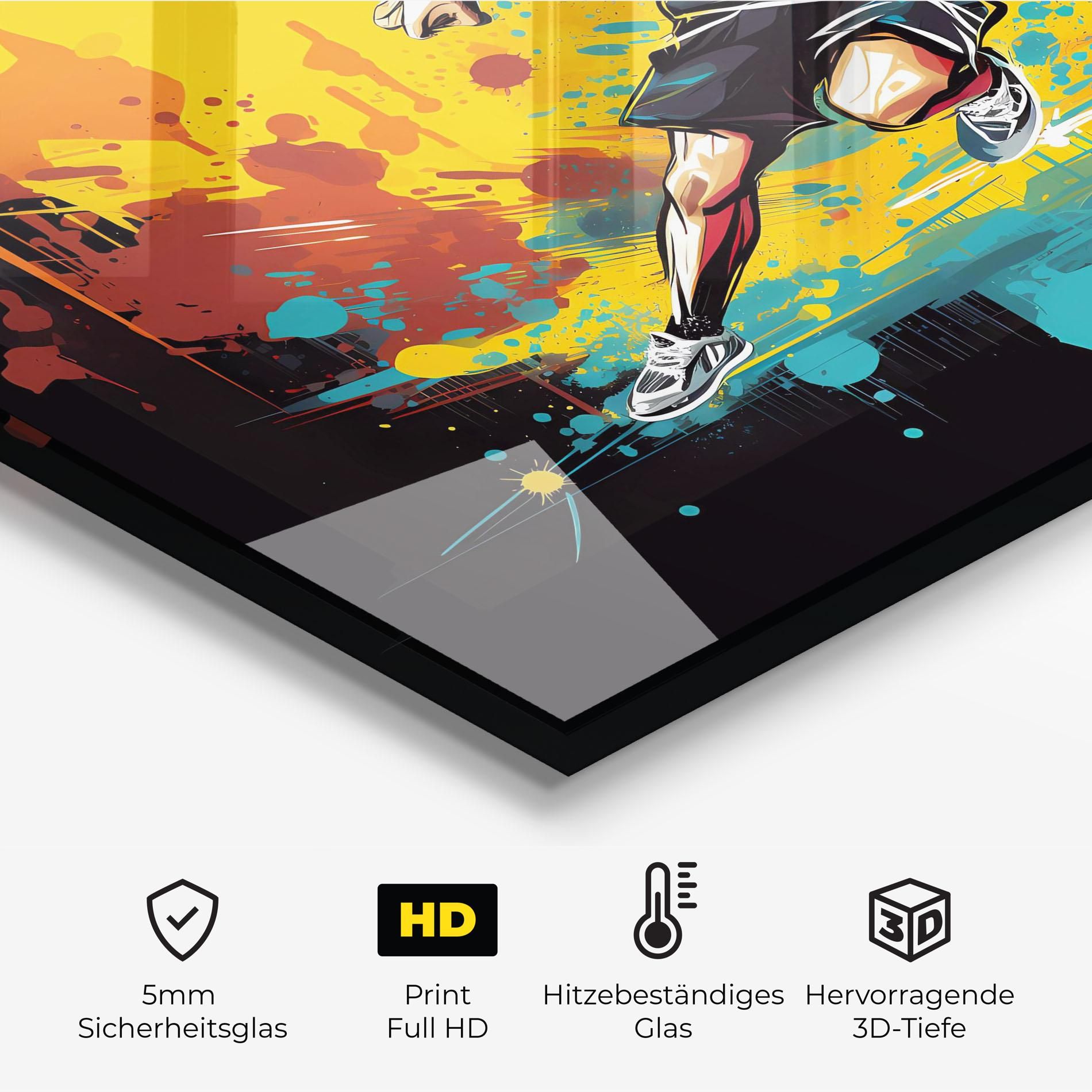 Painting Football Player mockup 2