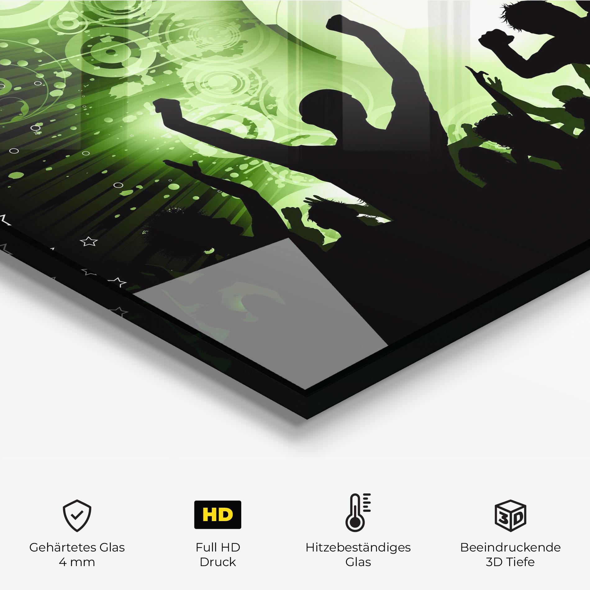 Küchenrückwand Glas Football Crowd mockup 2