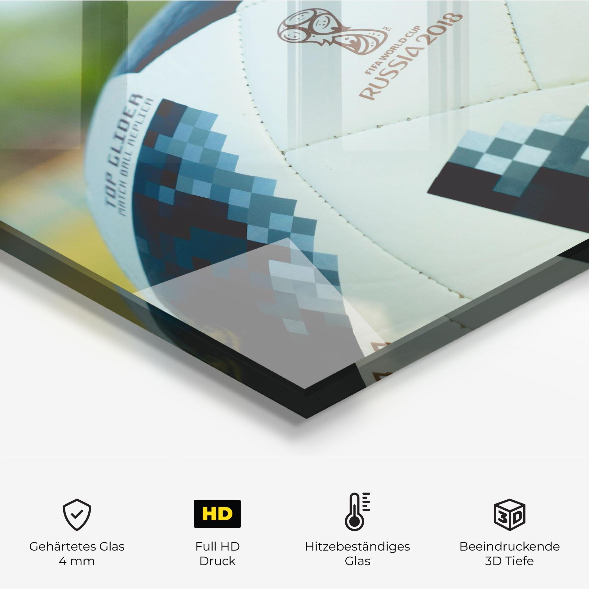 Küchenrückwand Glas Golden Award For Football mockup 2