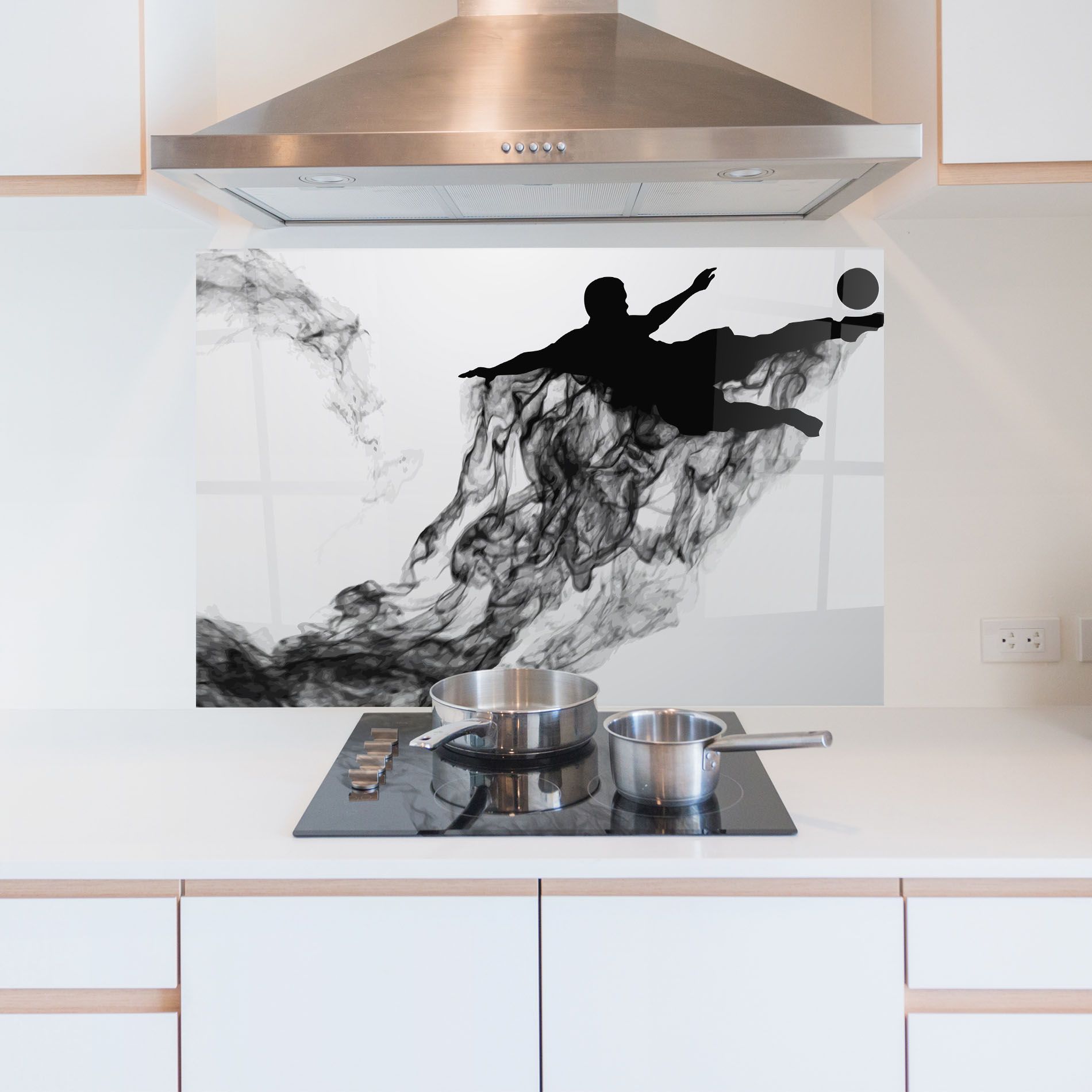 Black Smoke Football mockup 5