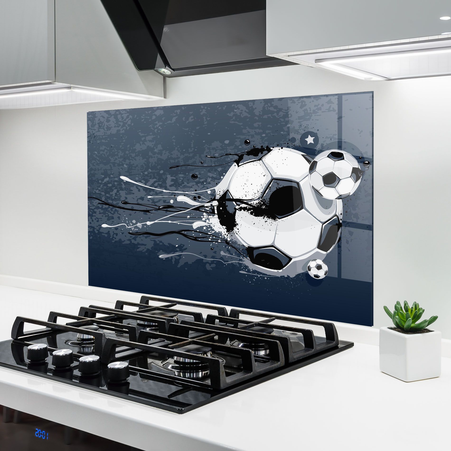 Blue Football mockup 6