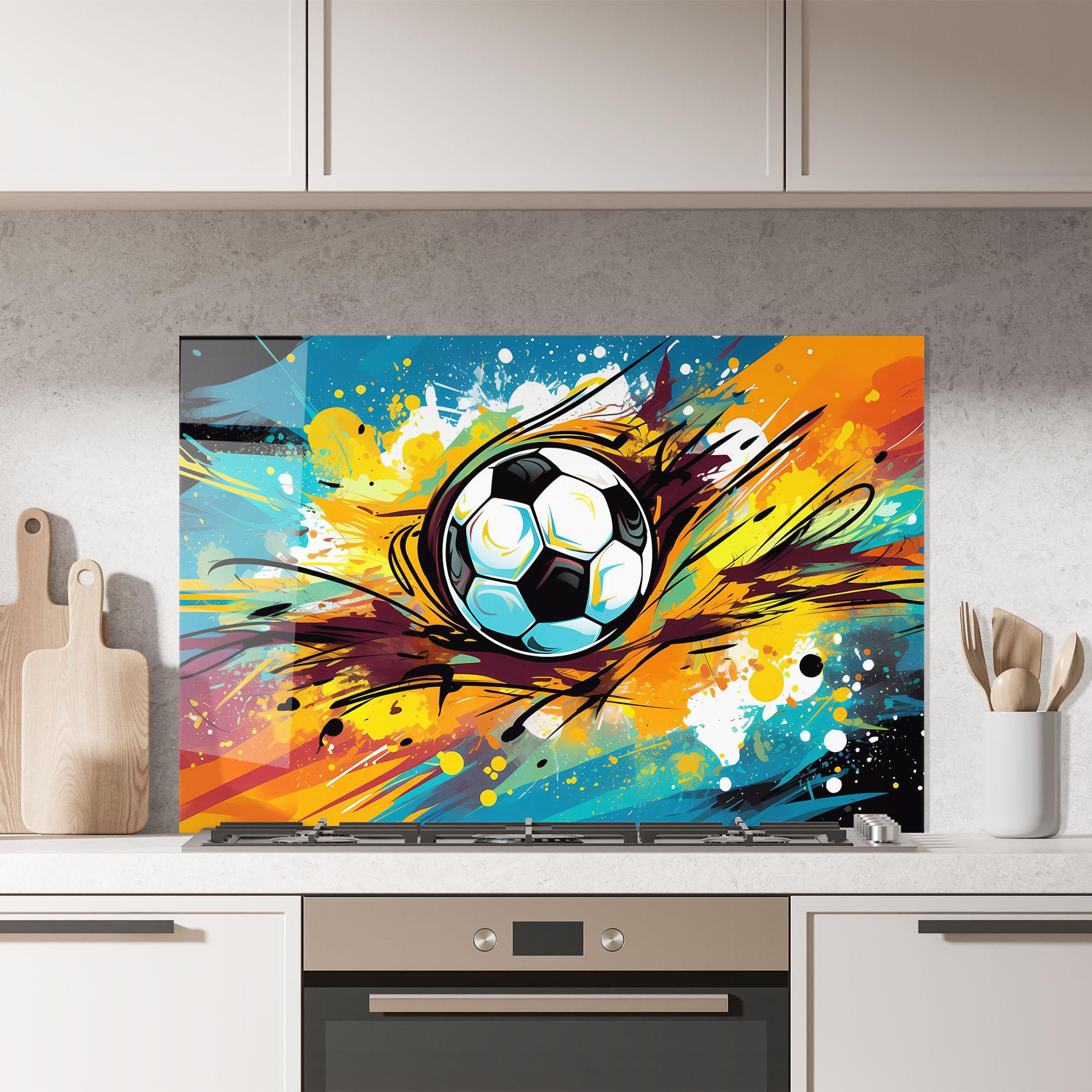 Küchenrückwand Glas Game Grip mockup 7