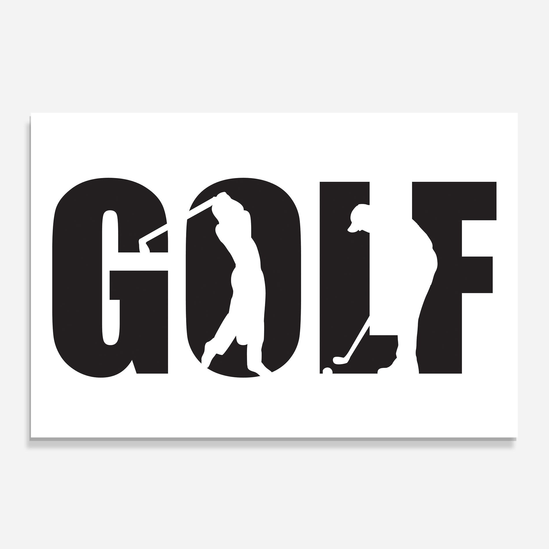 Golf Text Art mockup 0