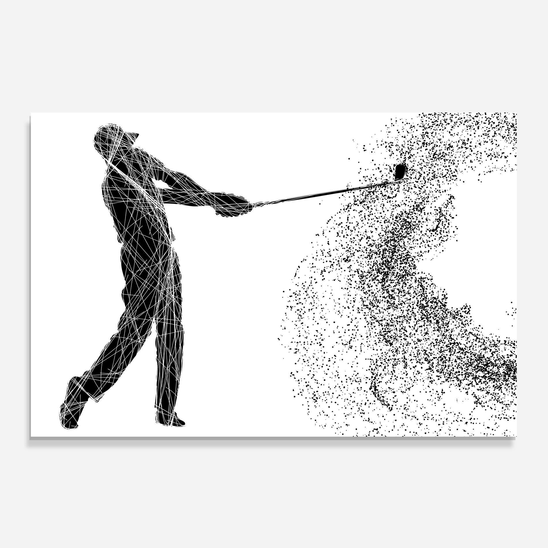 Küchenrückwand Glas Golf White mockup 0