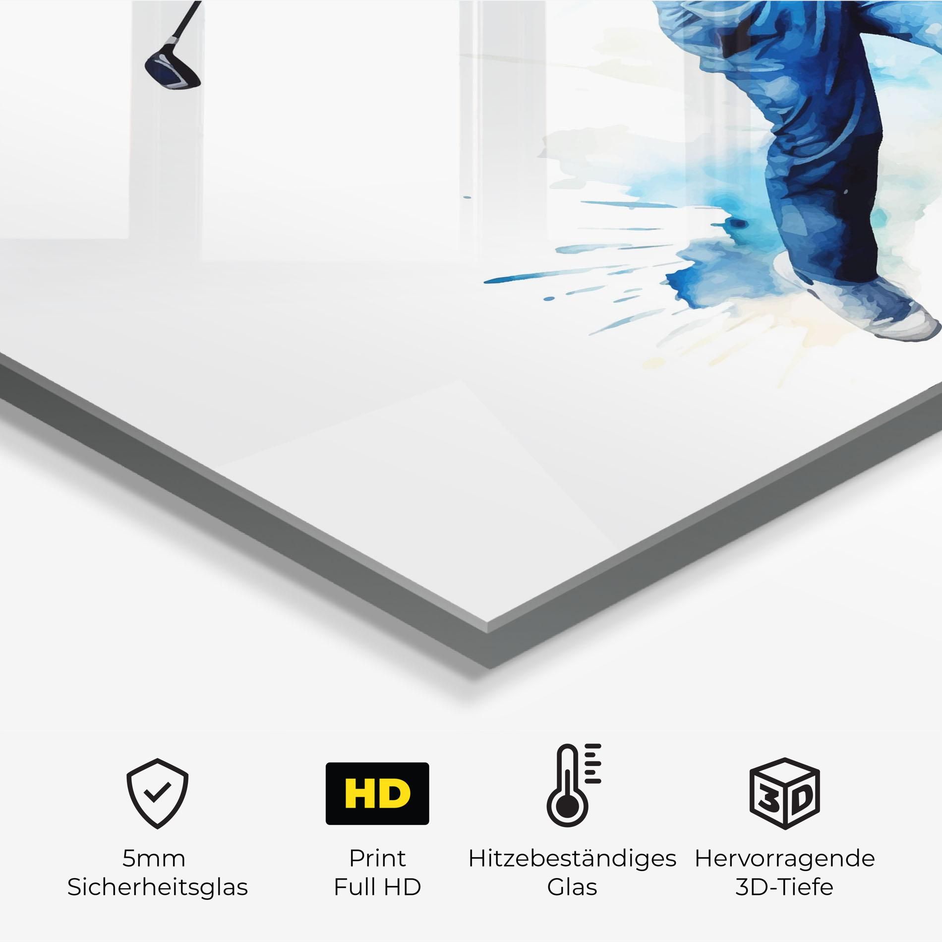 Golf Watercolor mockup 2