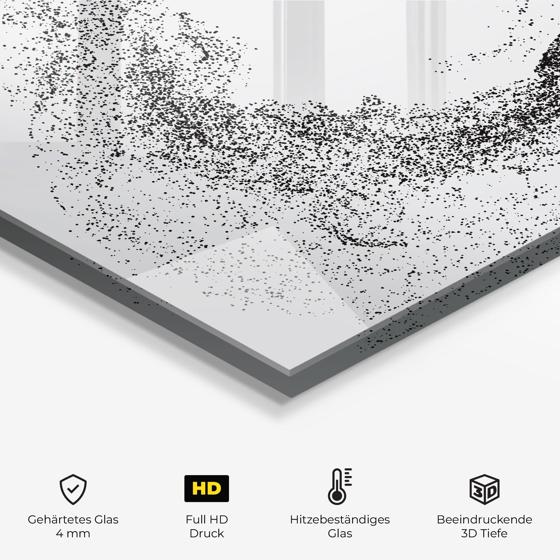 Küchenrückwand Glas Golf Man mockup 2