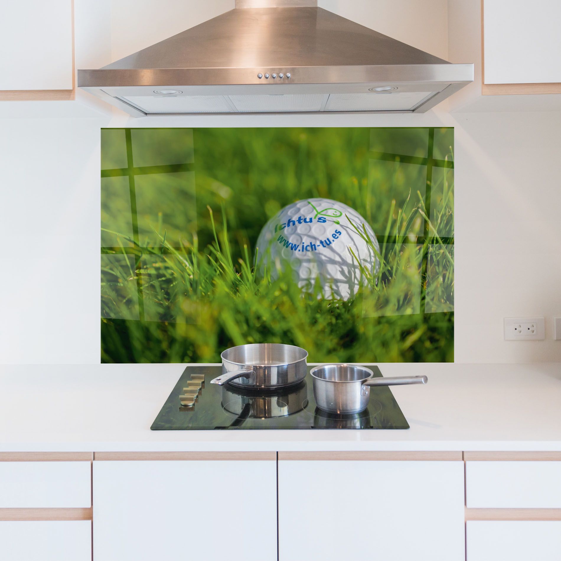 Golf Ball In Grass mockup 5