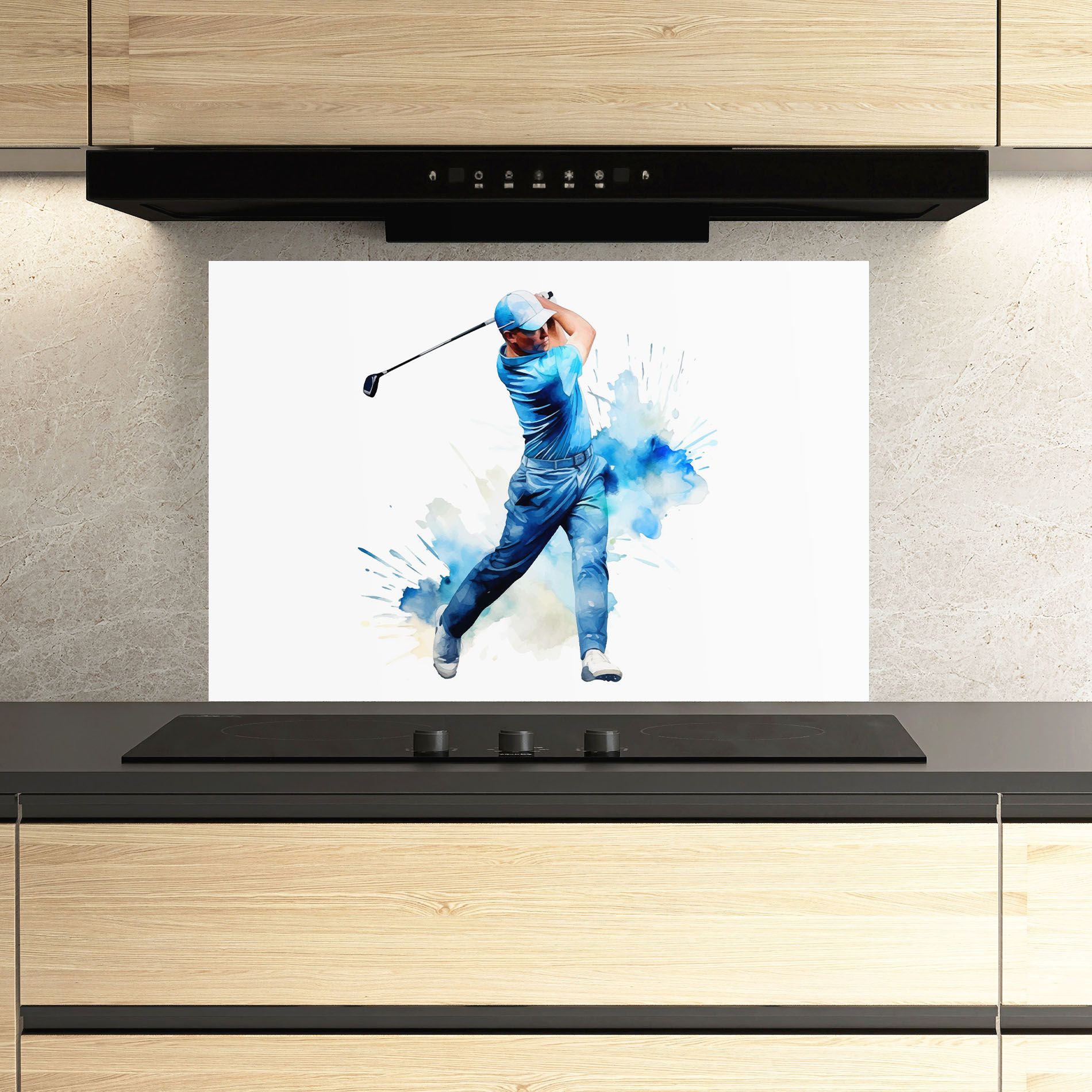 Golf Watercolor mockup 3