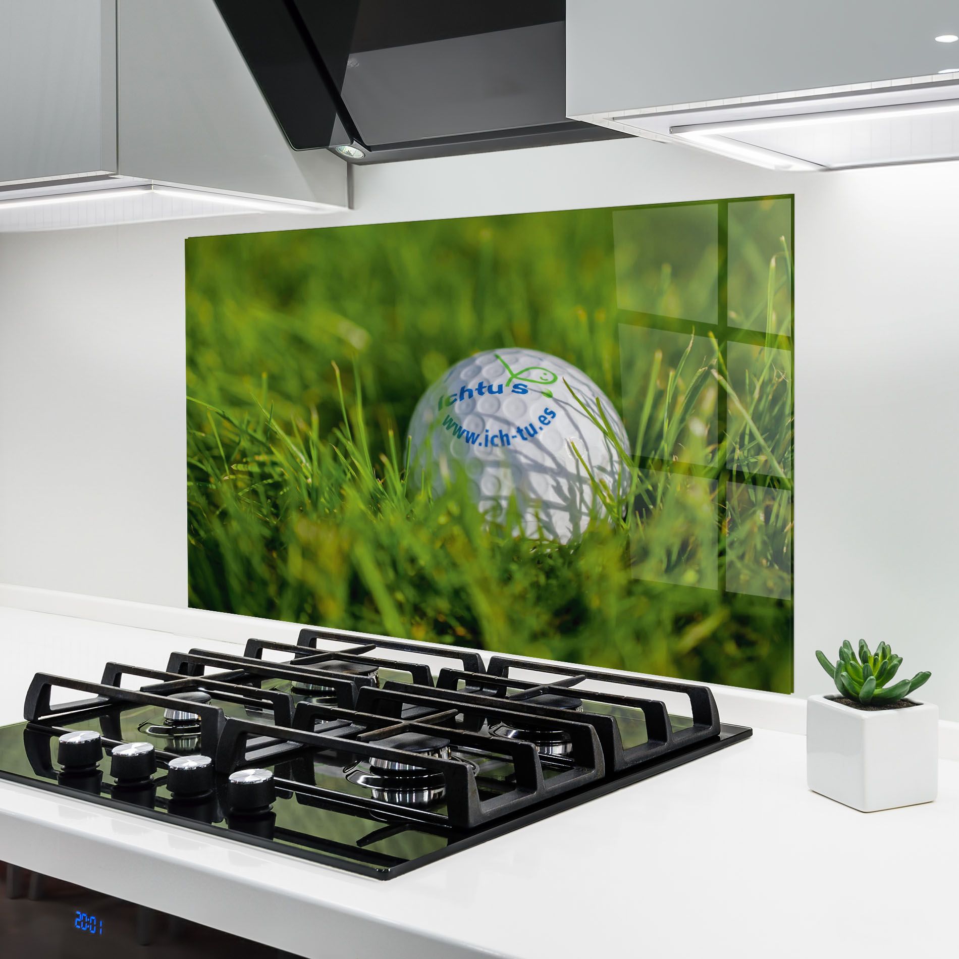 Golf Ball In Grass mockup 6