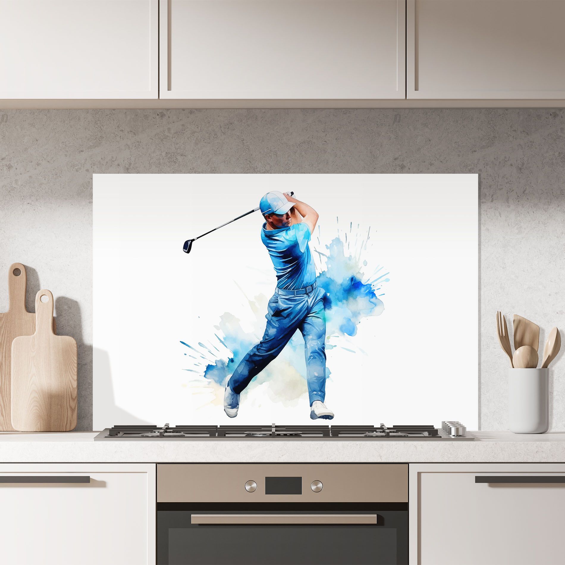 Golf Watercolor mockup 7