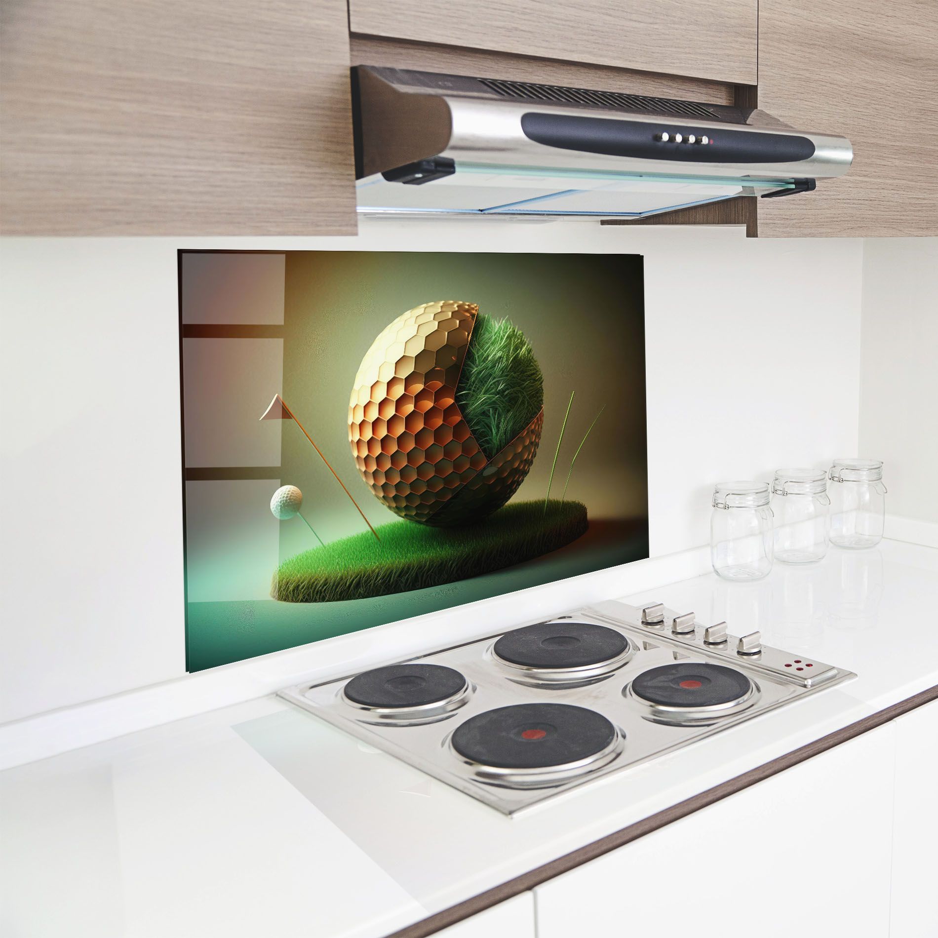 Golf Ball 3d Style mockup 8