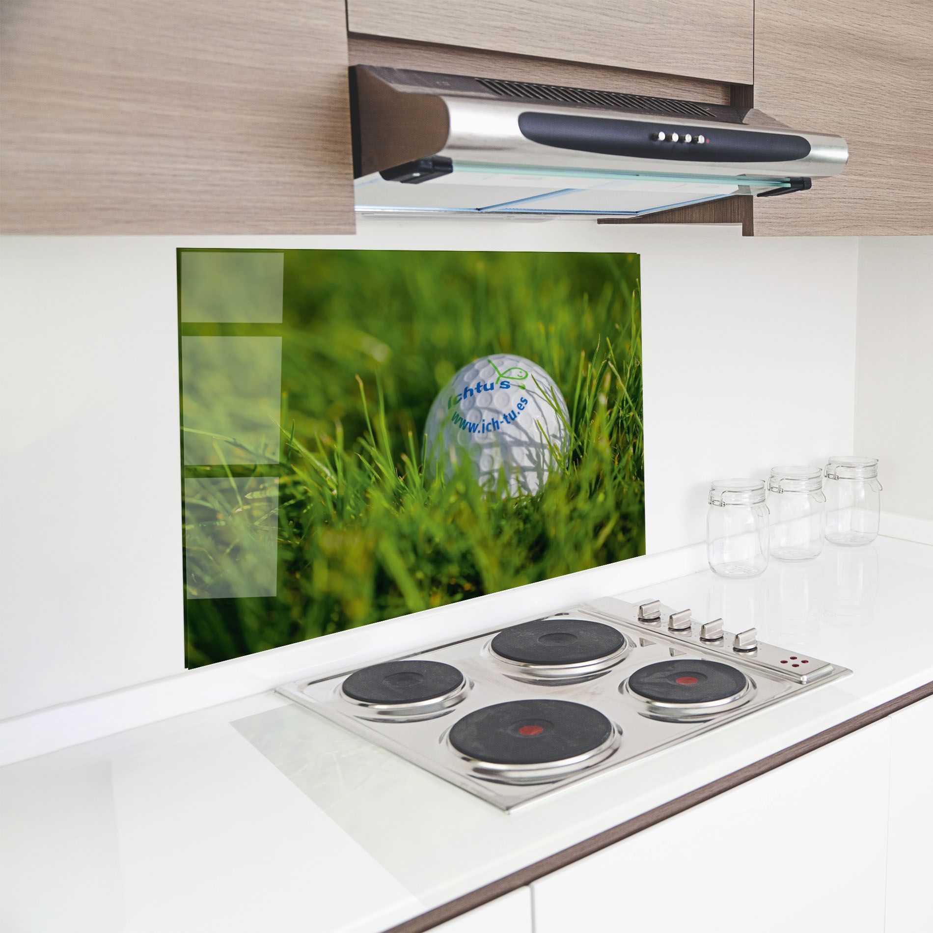 Golf Ball In Grass mockup 8