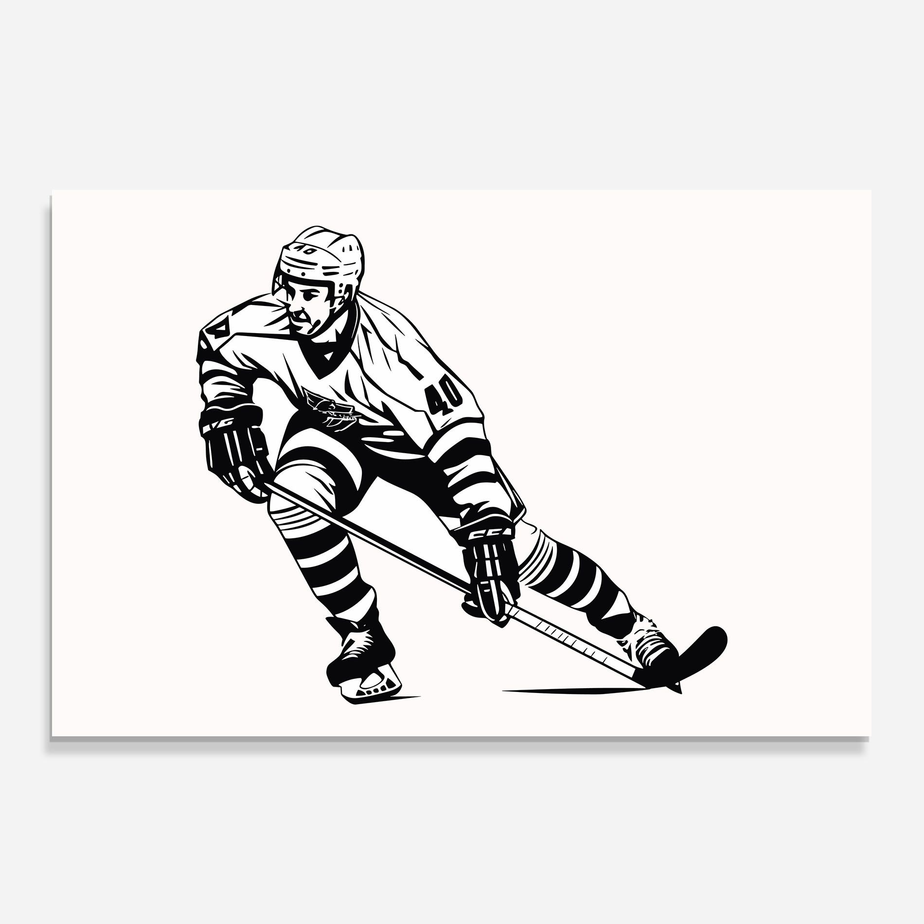 Hockey Player mockup 0