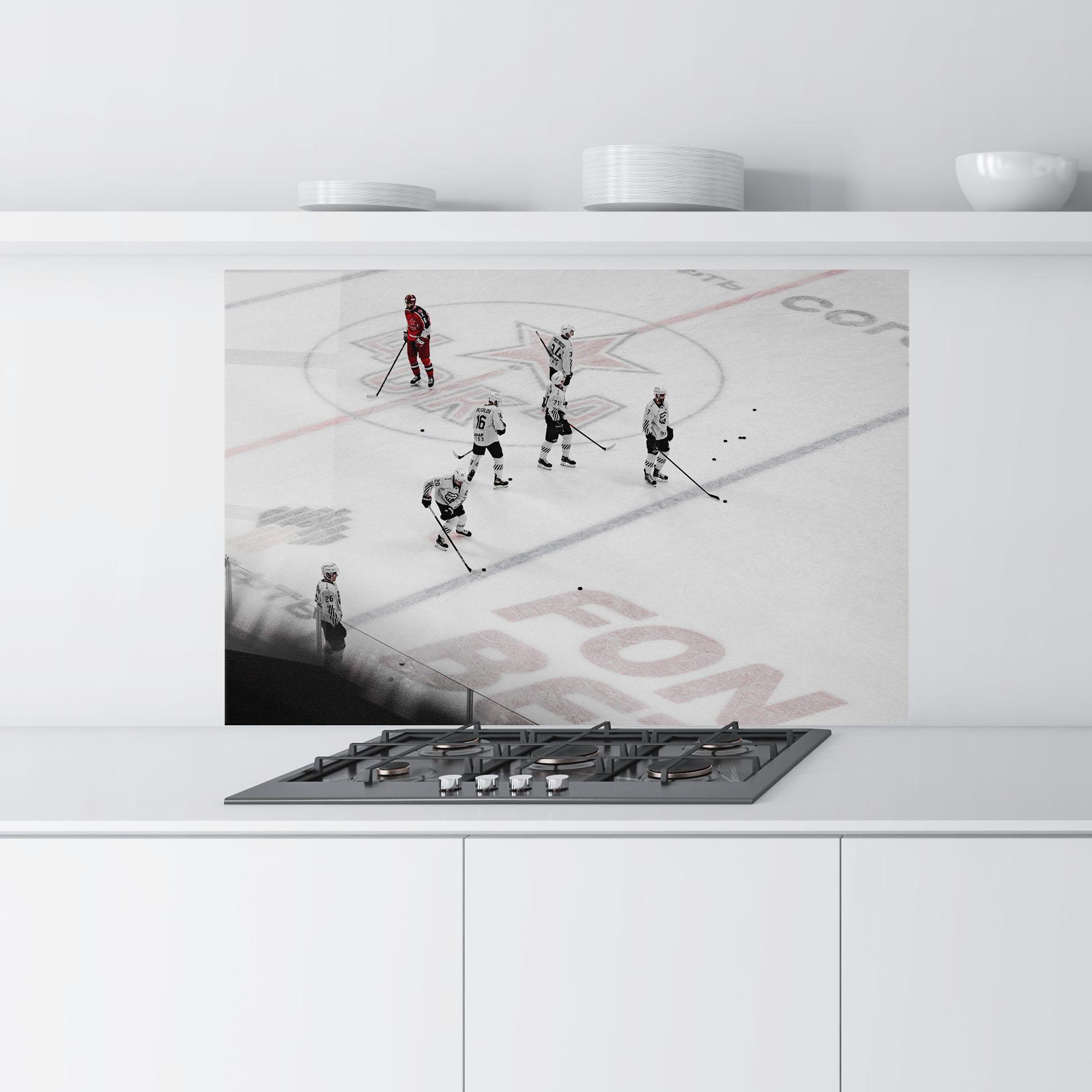 Küchenrückwand Glas Ice Intuition mockup 9