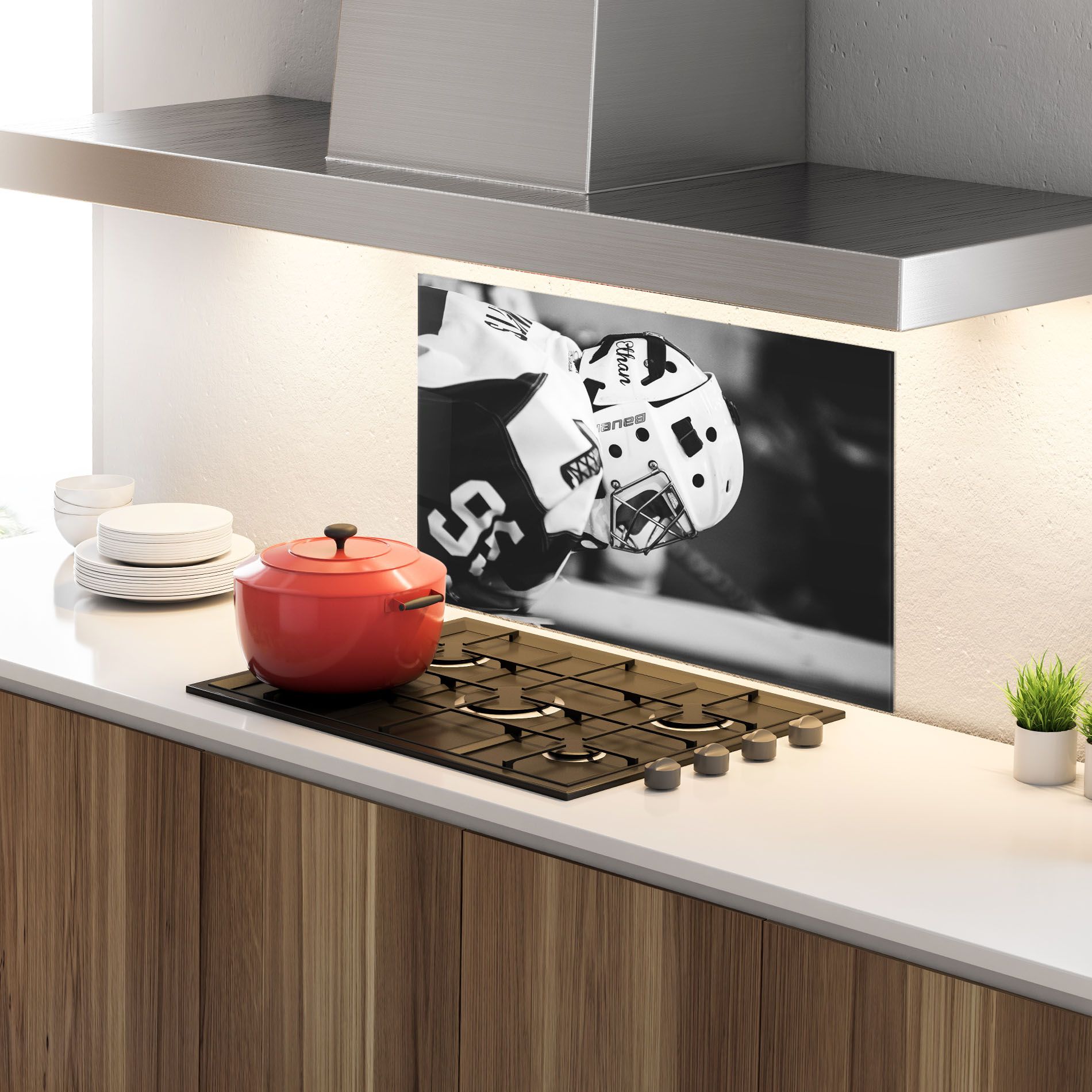 Black White Hockey mockup 4