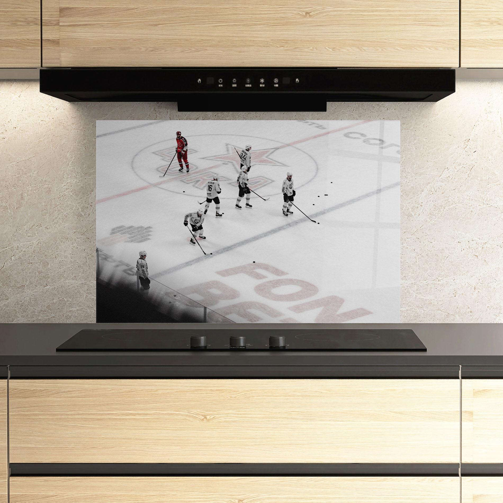 Küchenrückwand Glas Ice Intuition mockup 3