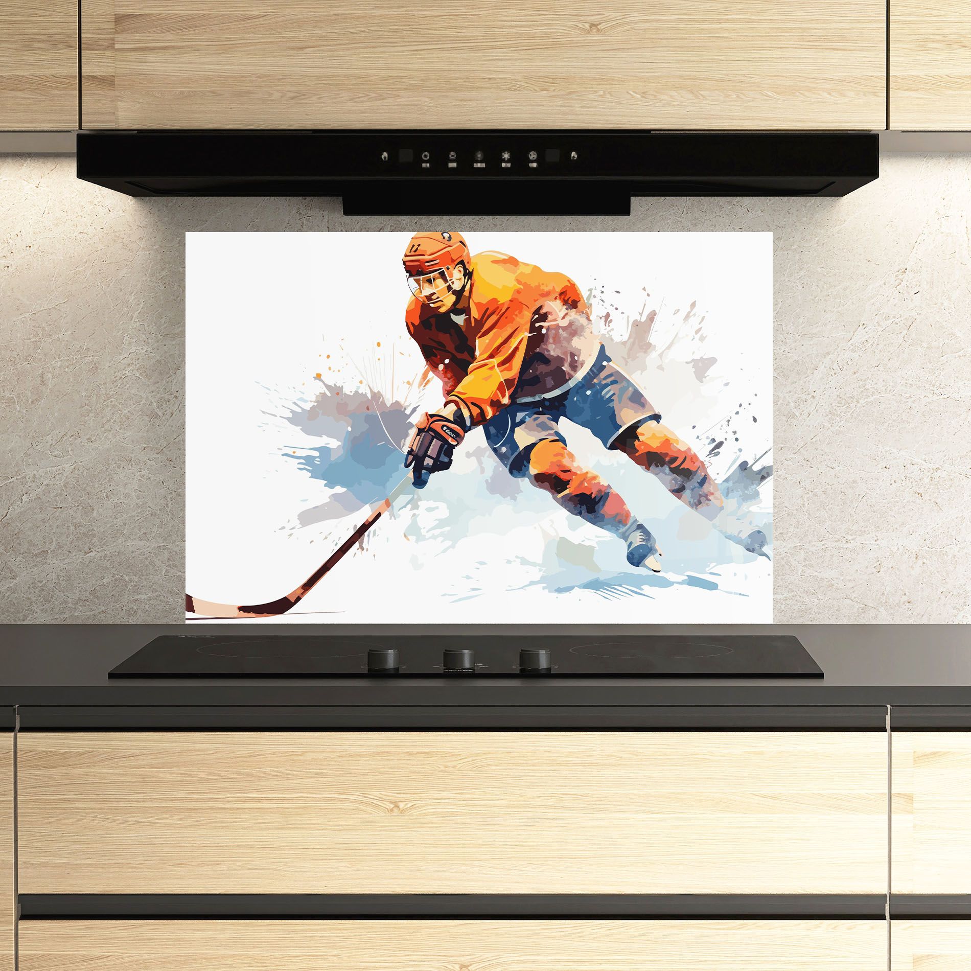 Orange Hockey mockup 3