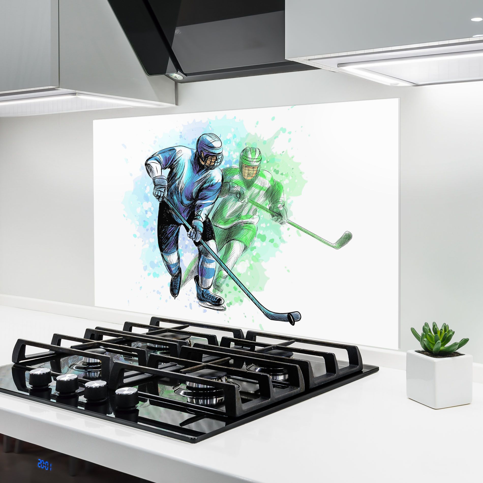 Green Blue Hockey mockup 6