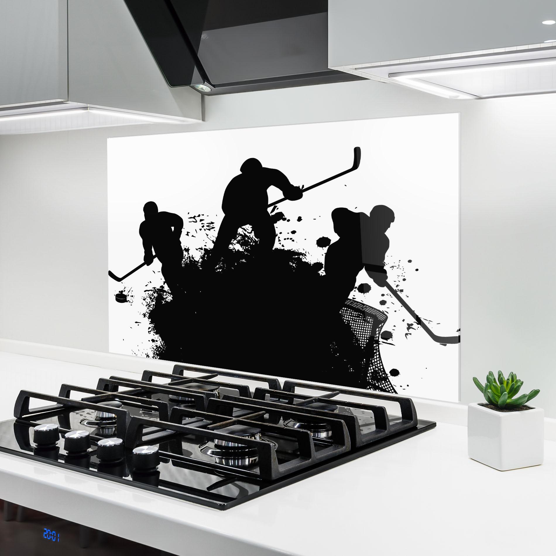 Küchenrückwand Glas Hockey Tree mockup 6