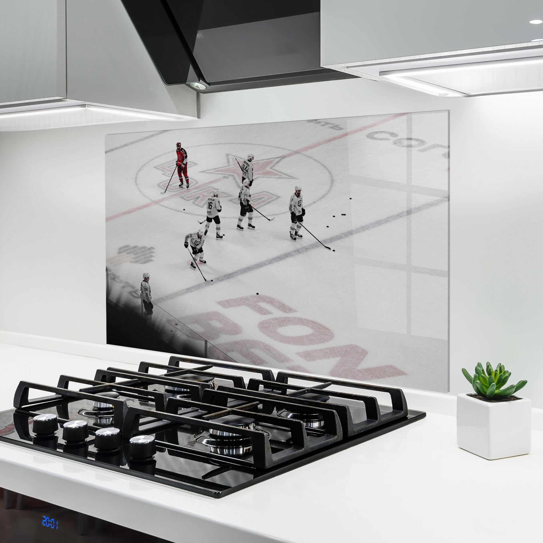 Küchenrückwand Glas Ice Intuition mockup 6