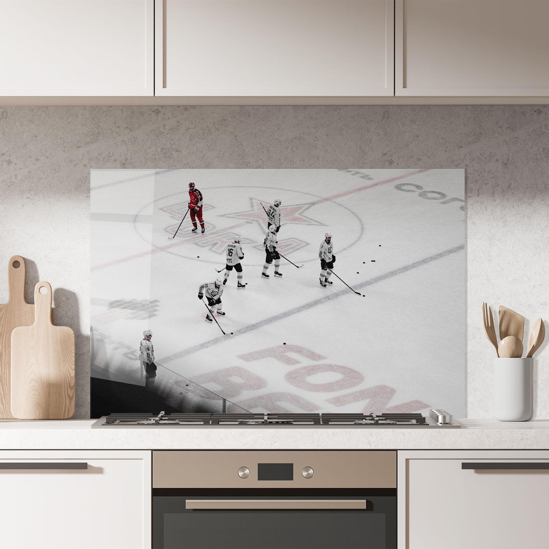 Küchenrückwand Glas Ice Intuition mockup 7