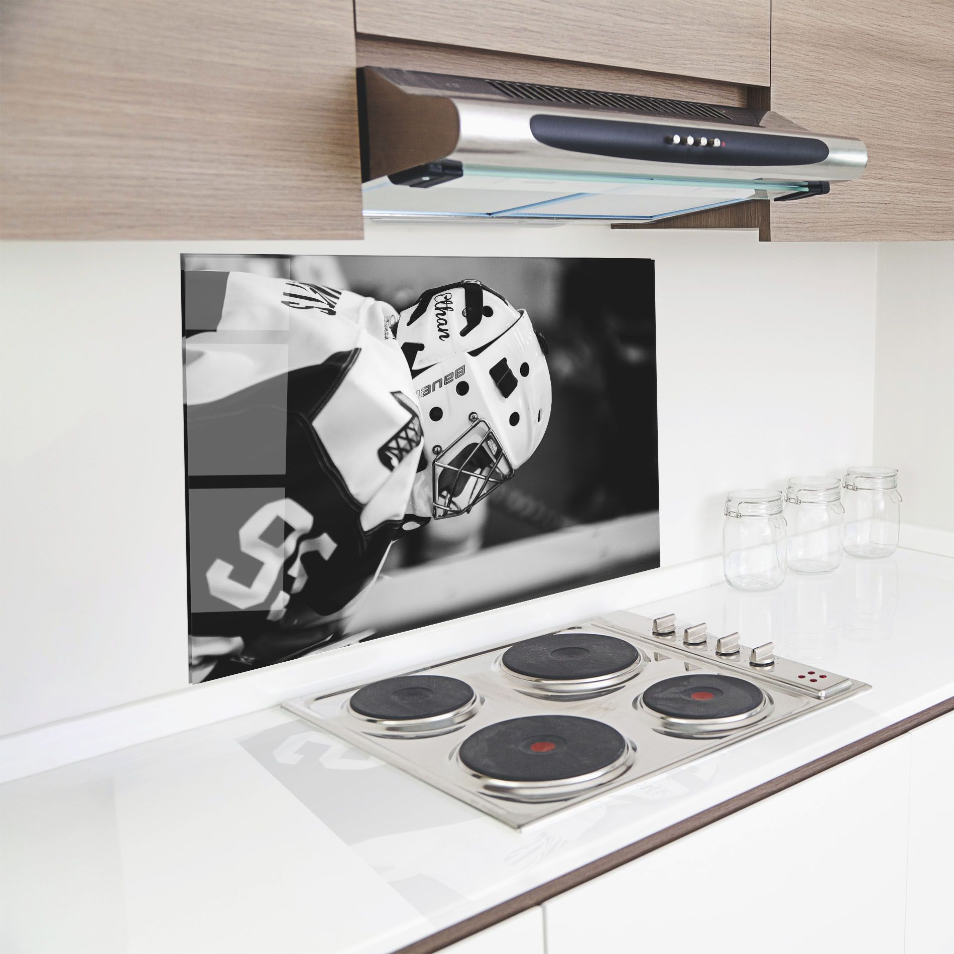 Black White Hockey mockup 8