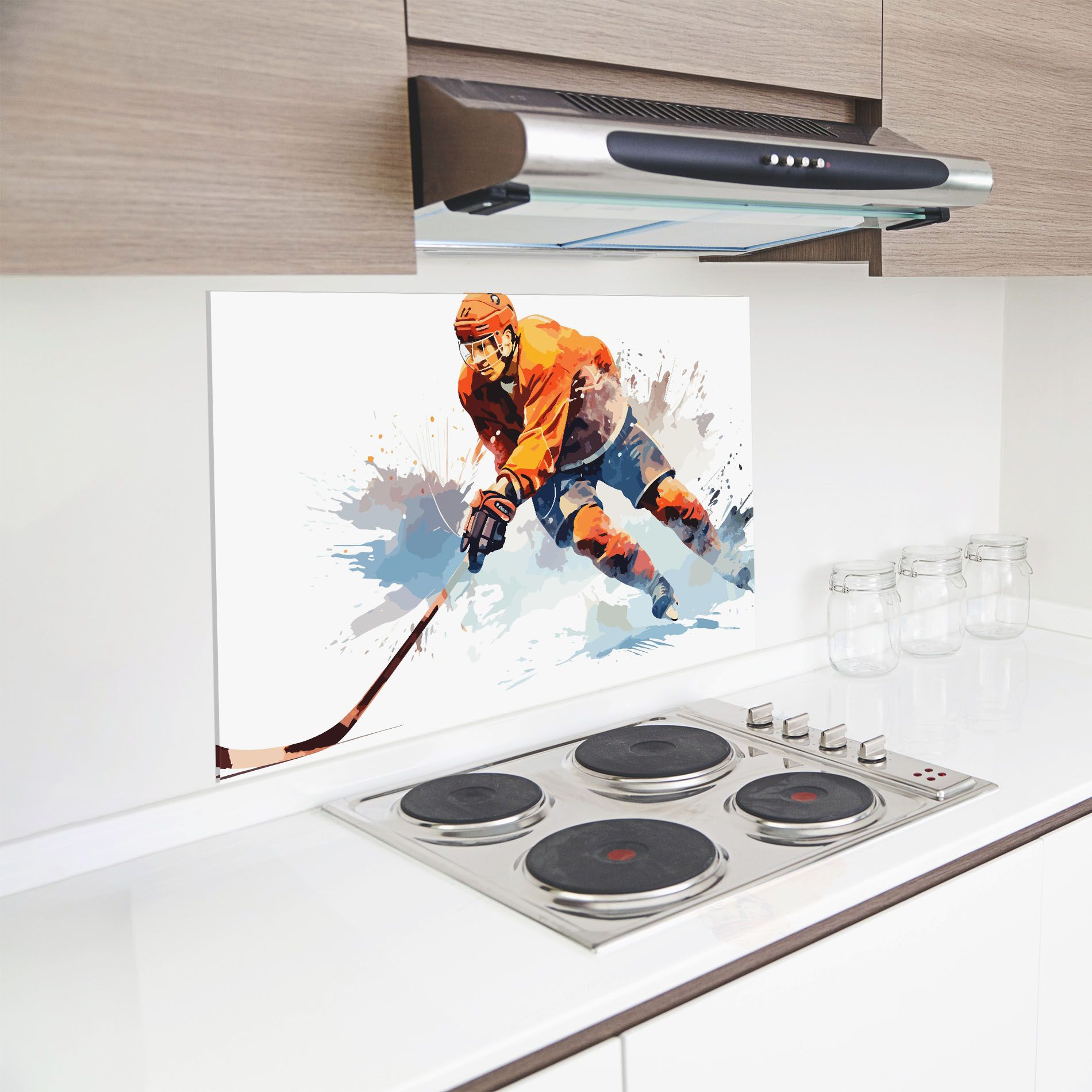 Orange Hockey mockup 8