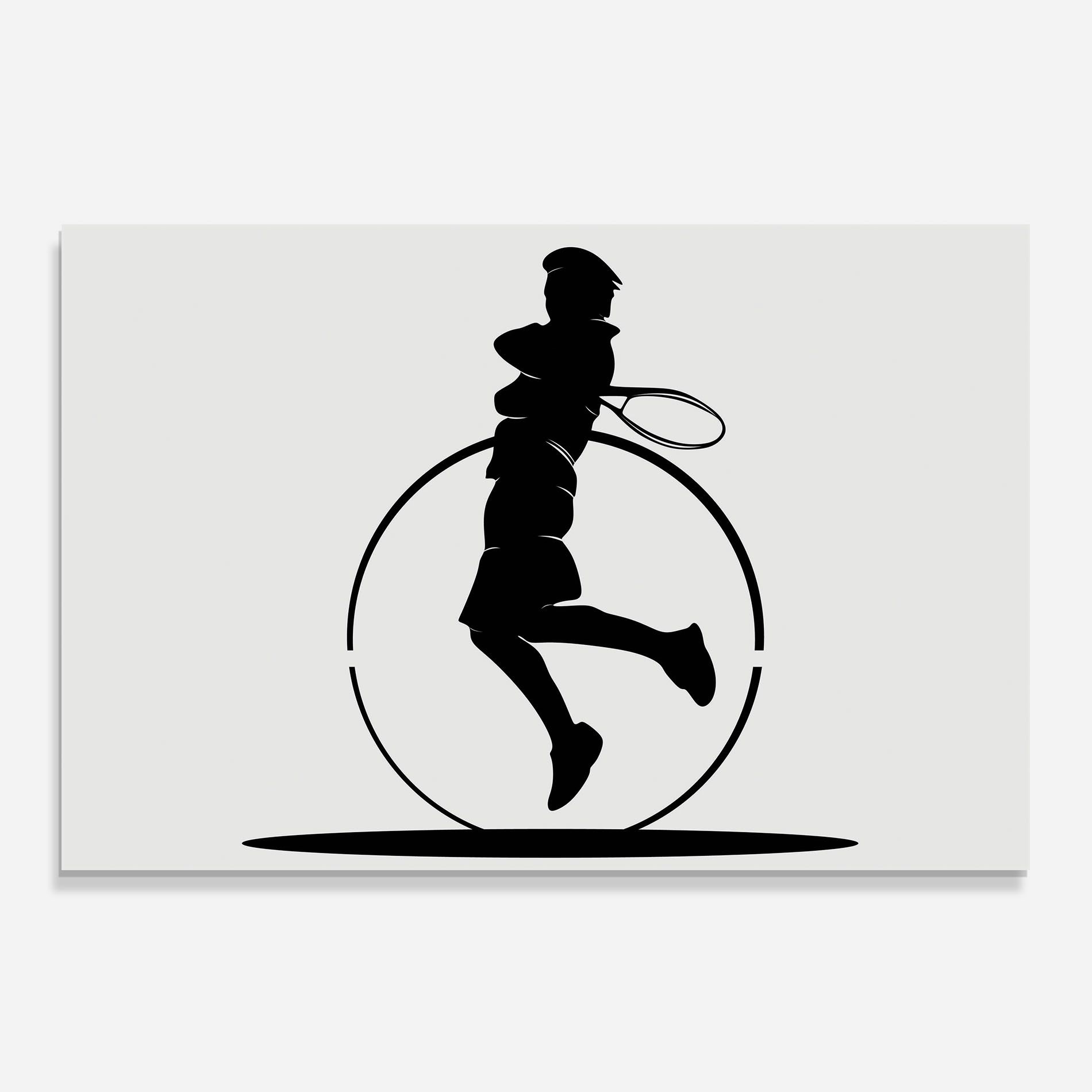 Tennis Circle Black mockup 0