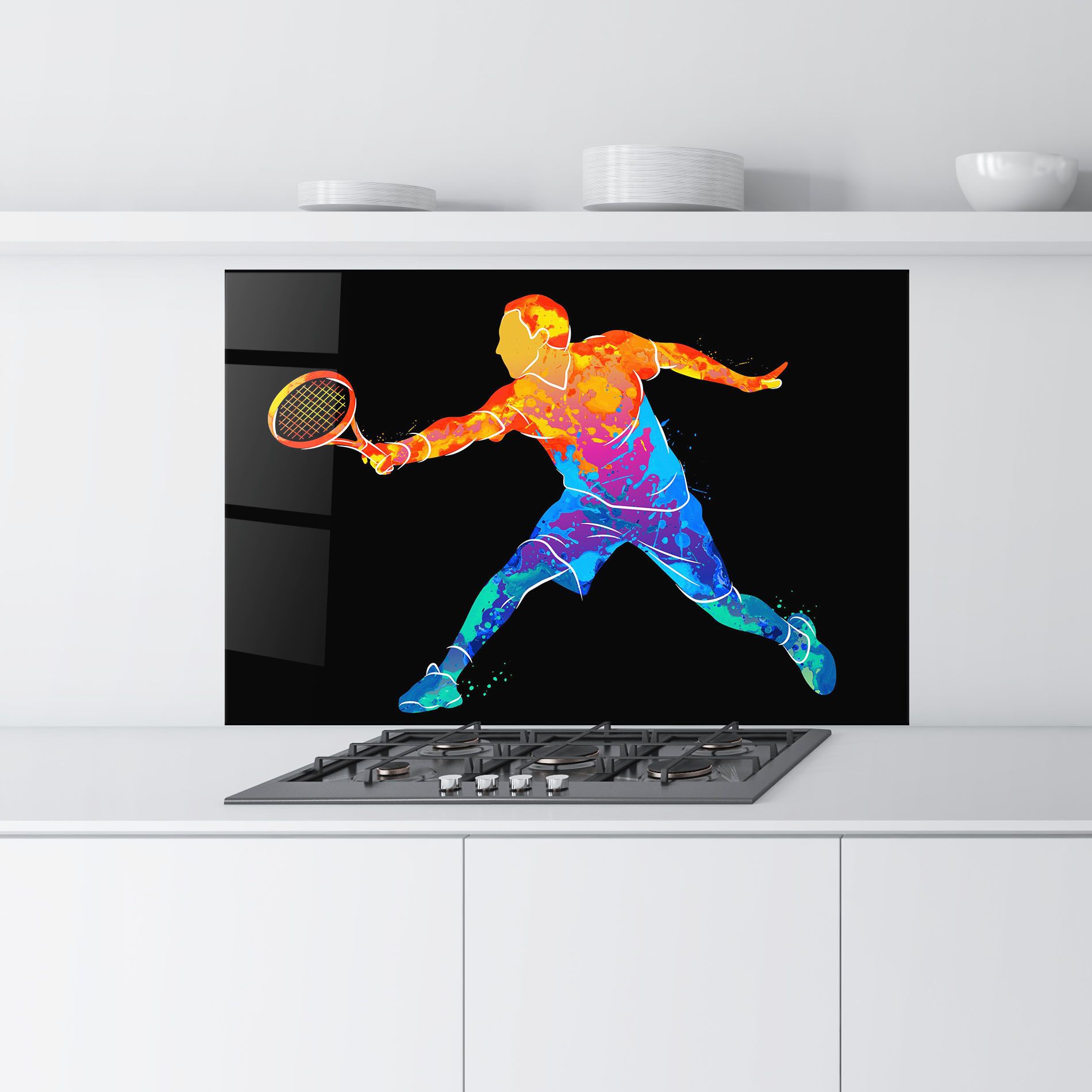 Tennis Orange Blue mockup 9