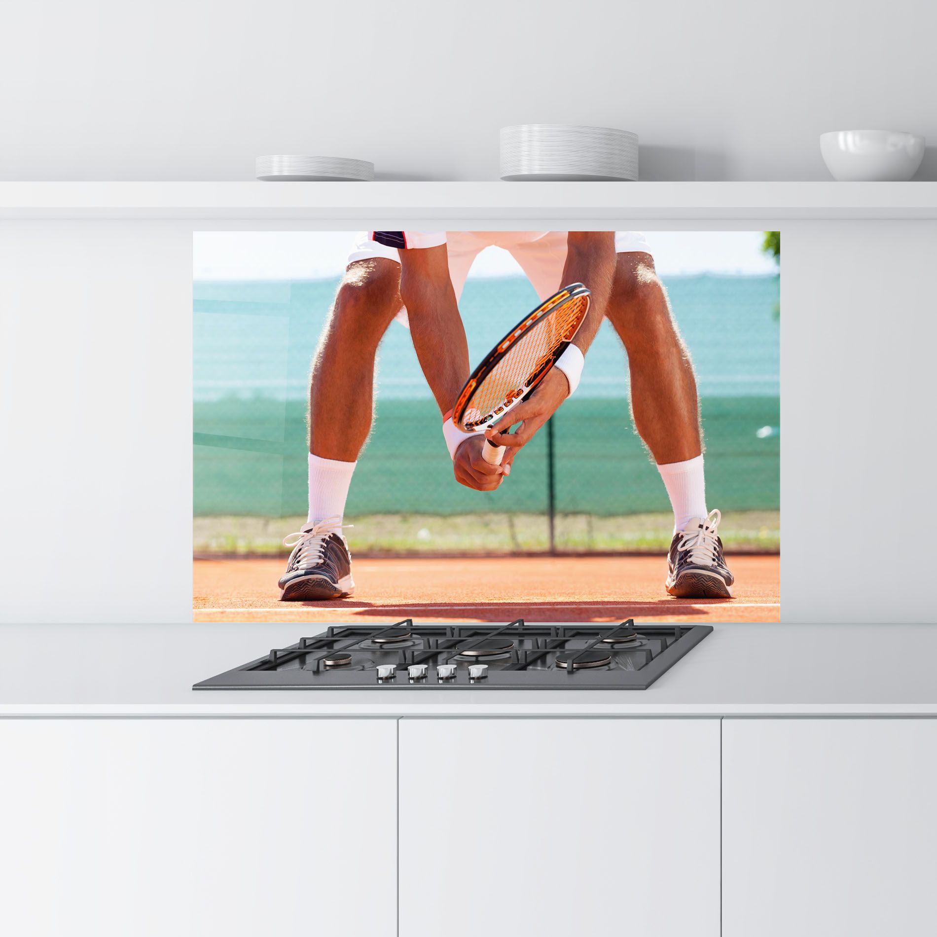Tennis Player In Action mockup 9