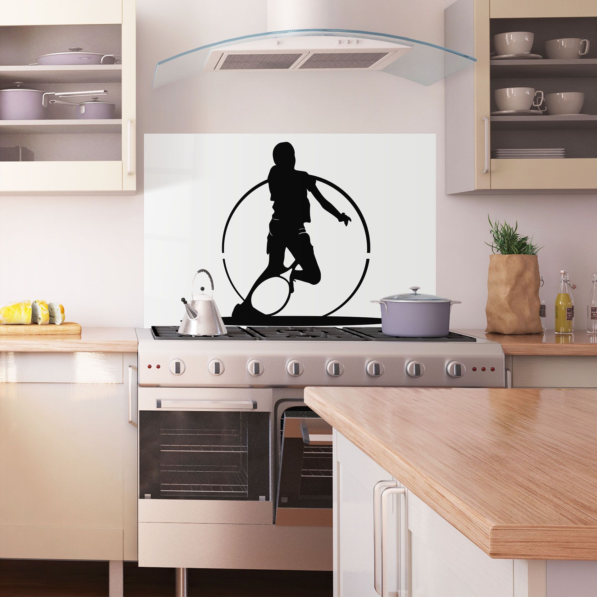 Black Tennis Circle mockup 1