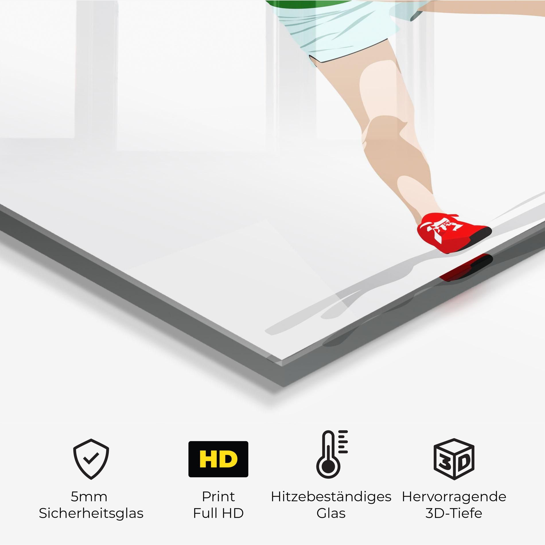 Green Tennis Racket mockup 2