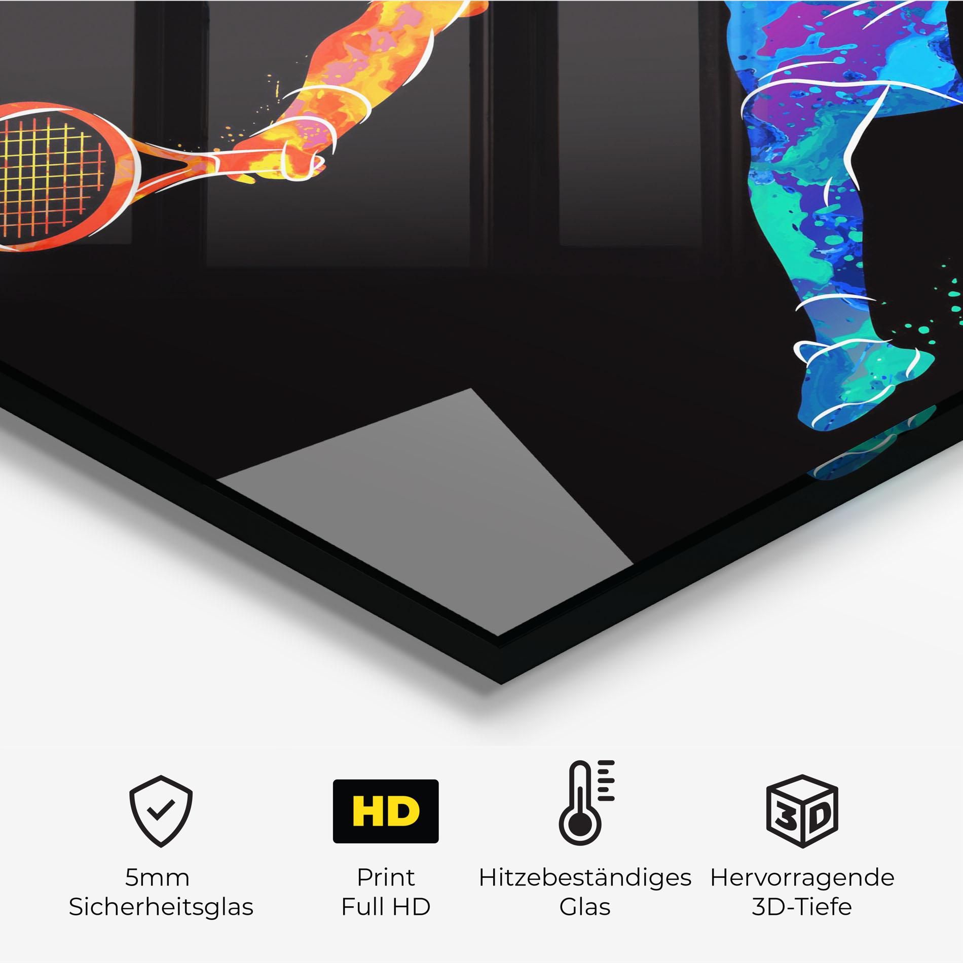 Tennis Orange Blue mockup 2