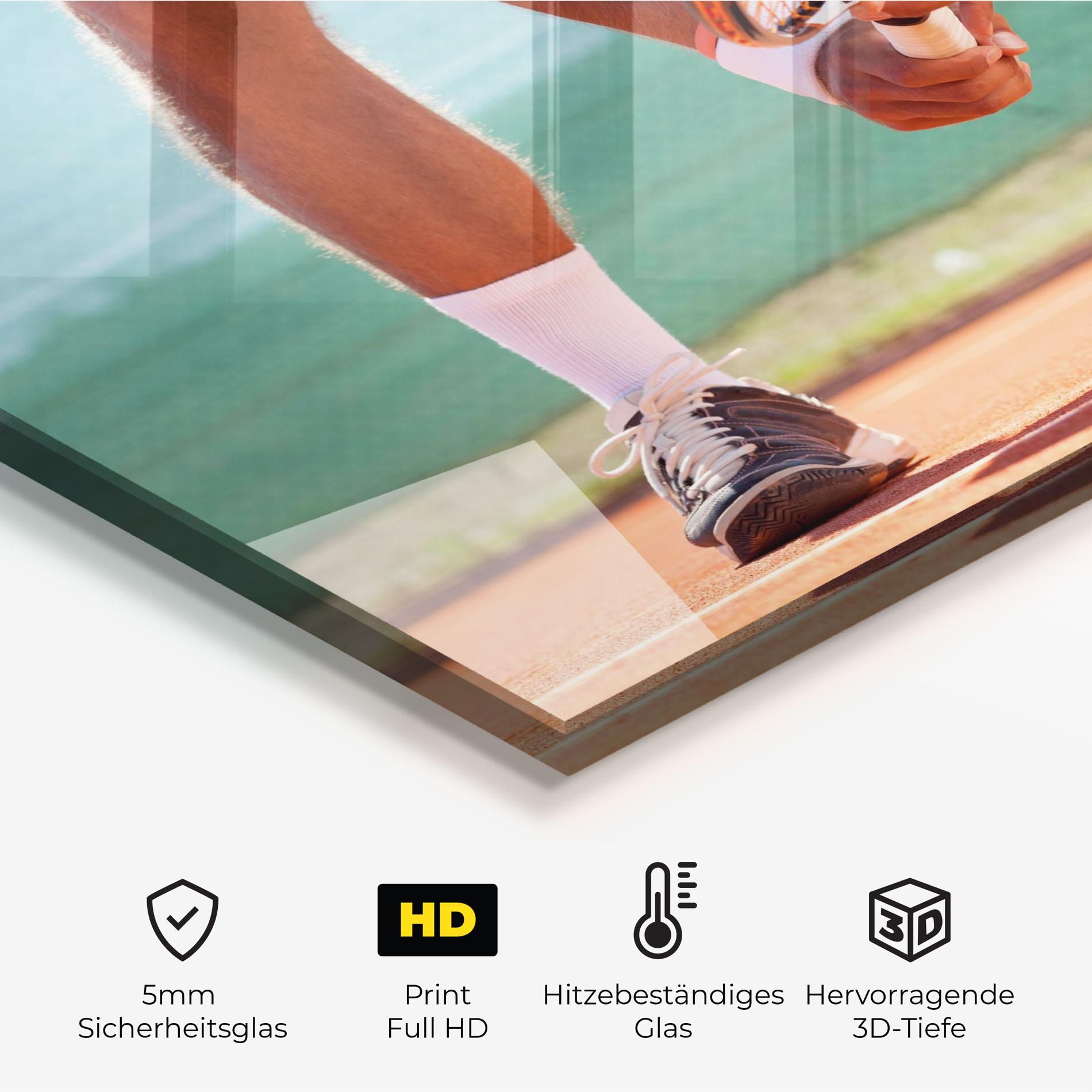 Tennis Player In Action mockup 2