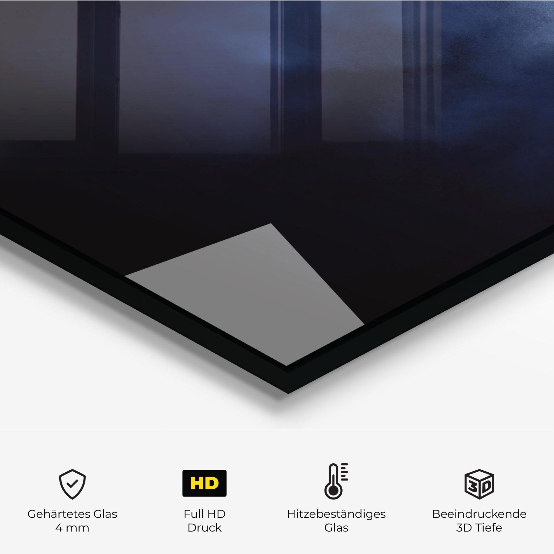 Küchenrückwand Glas Tennis Professional Player mockup 2