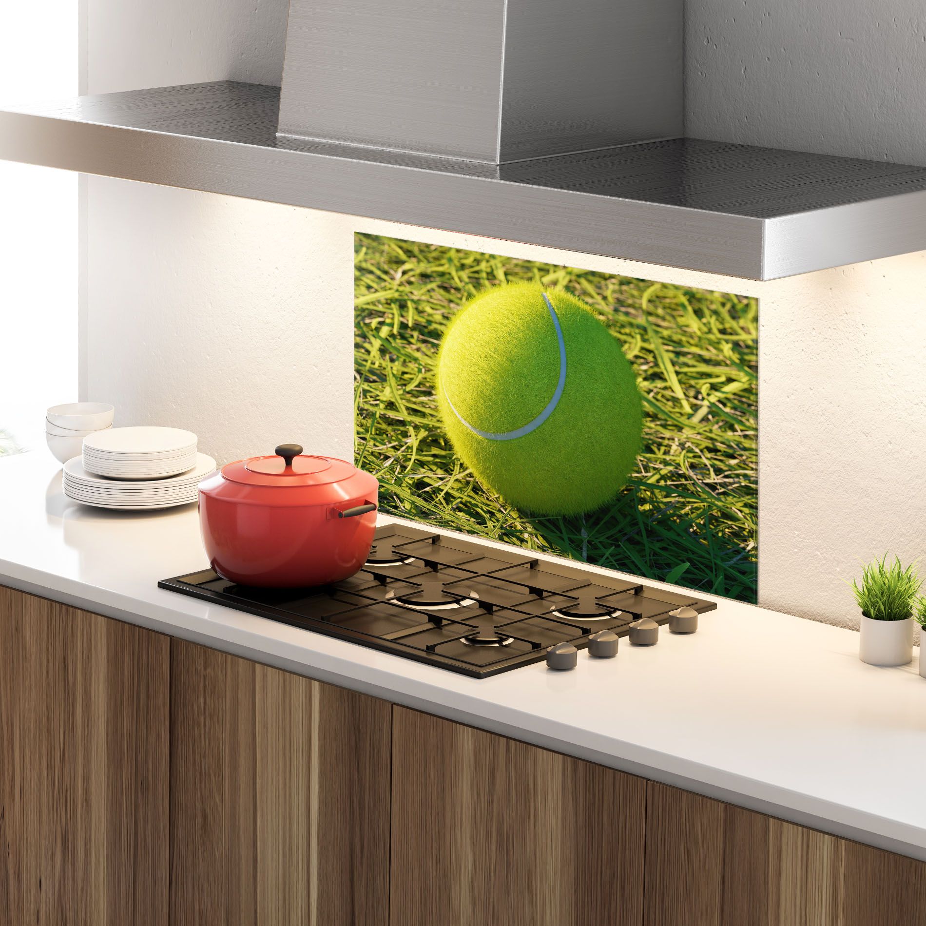 Green Tennis Ball mockup 4