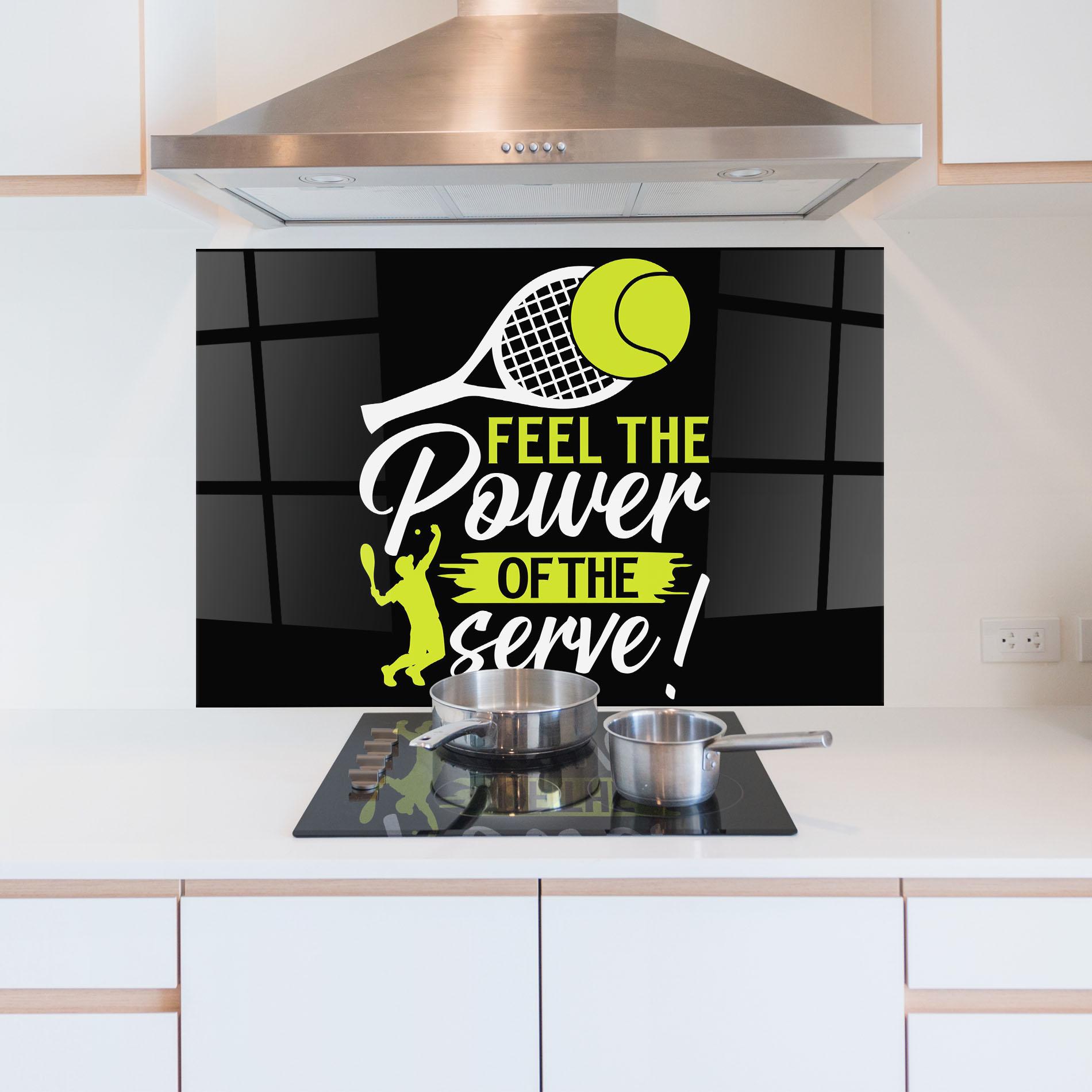 Küchenrückwand Glas Power Serve mockup 5