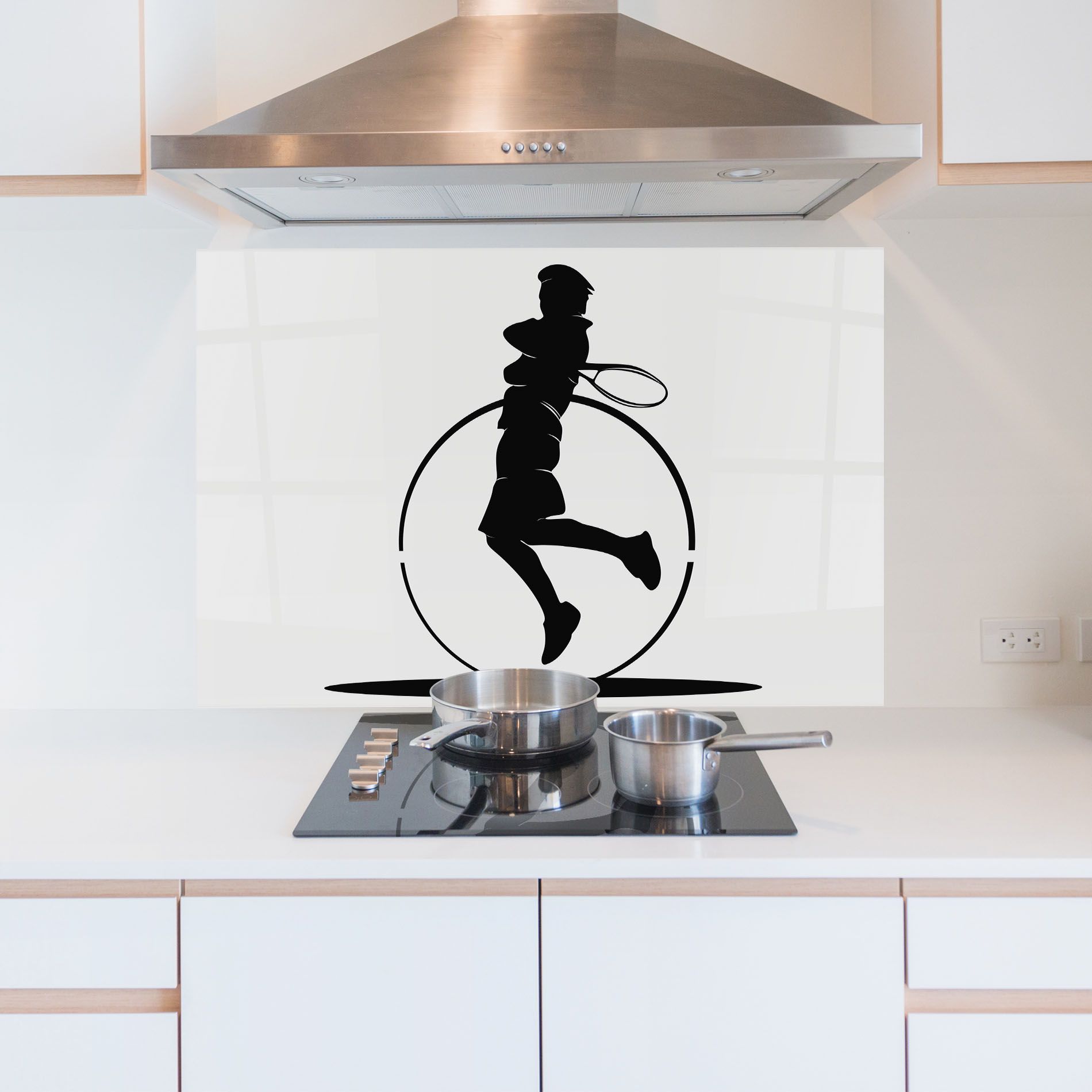 Tennis Circle Black mockup 5