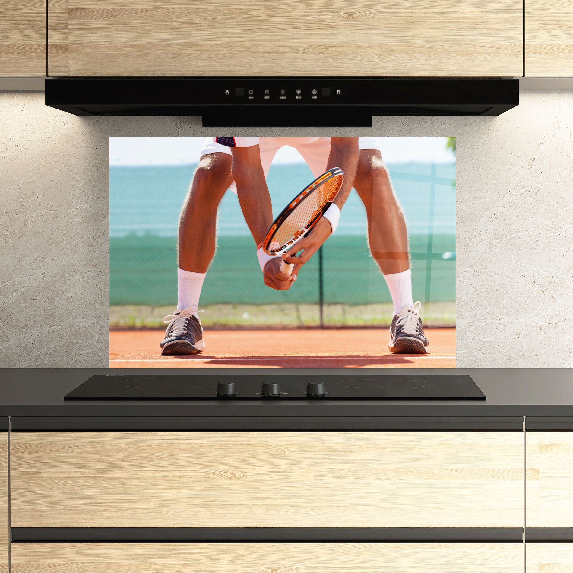 Tennis Player In Action mockup 3