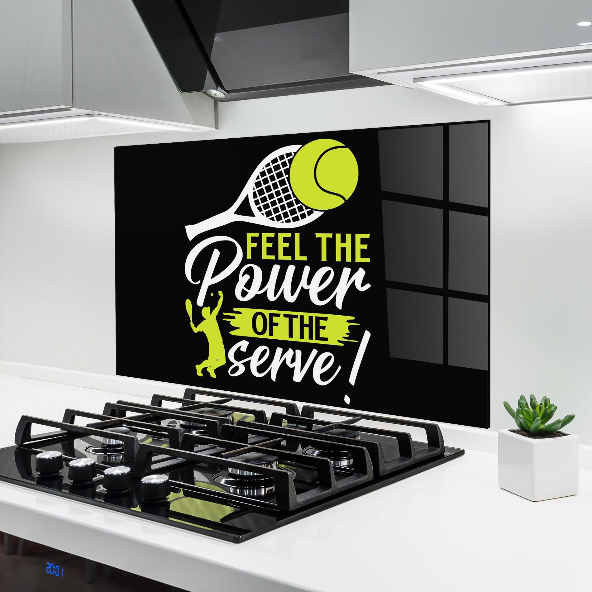 Küchenrückwand Glas Power Serve mockup 6