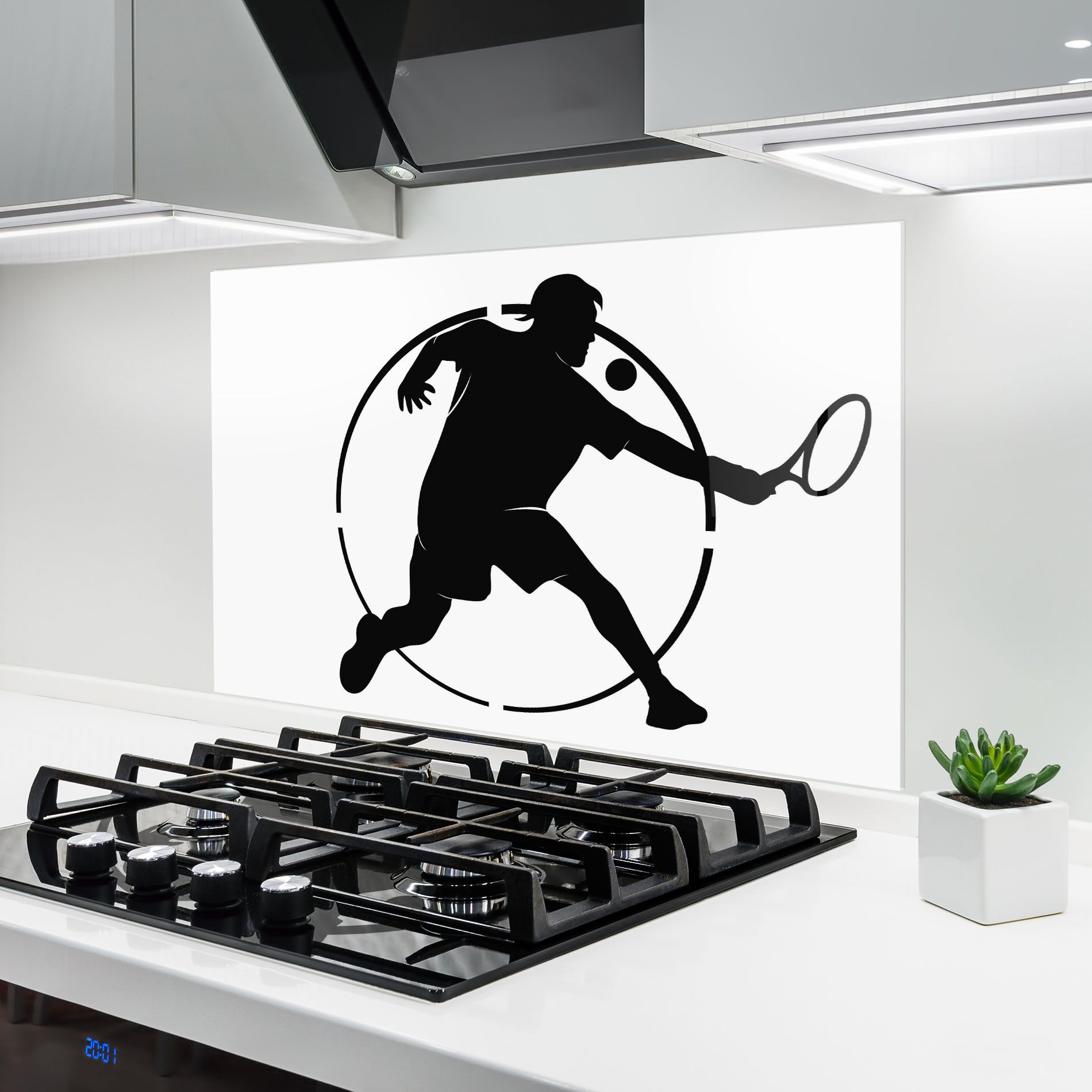 Tennis Black Circle mockup 6