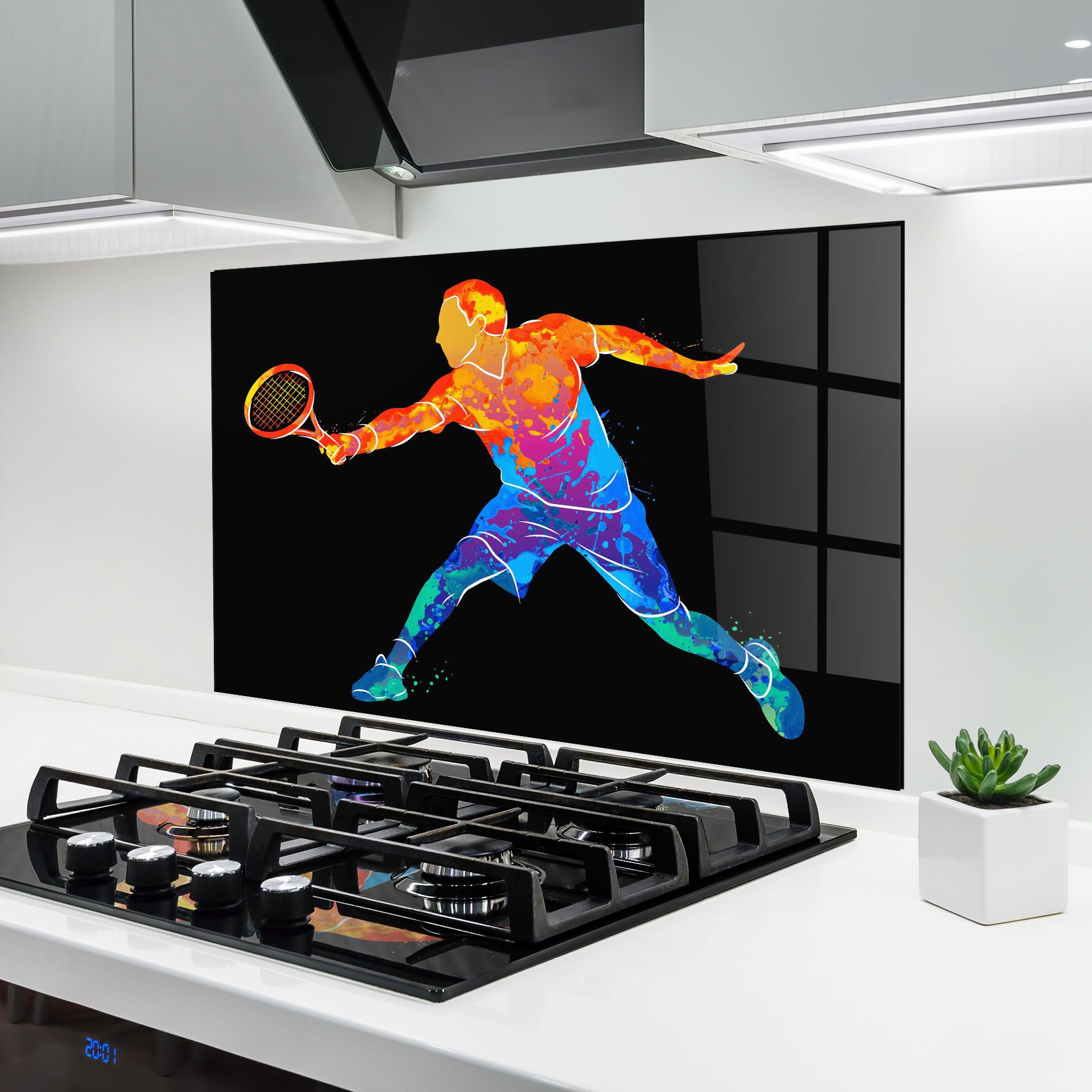 Tennis Orange Blue mockup 6