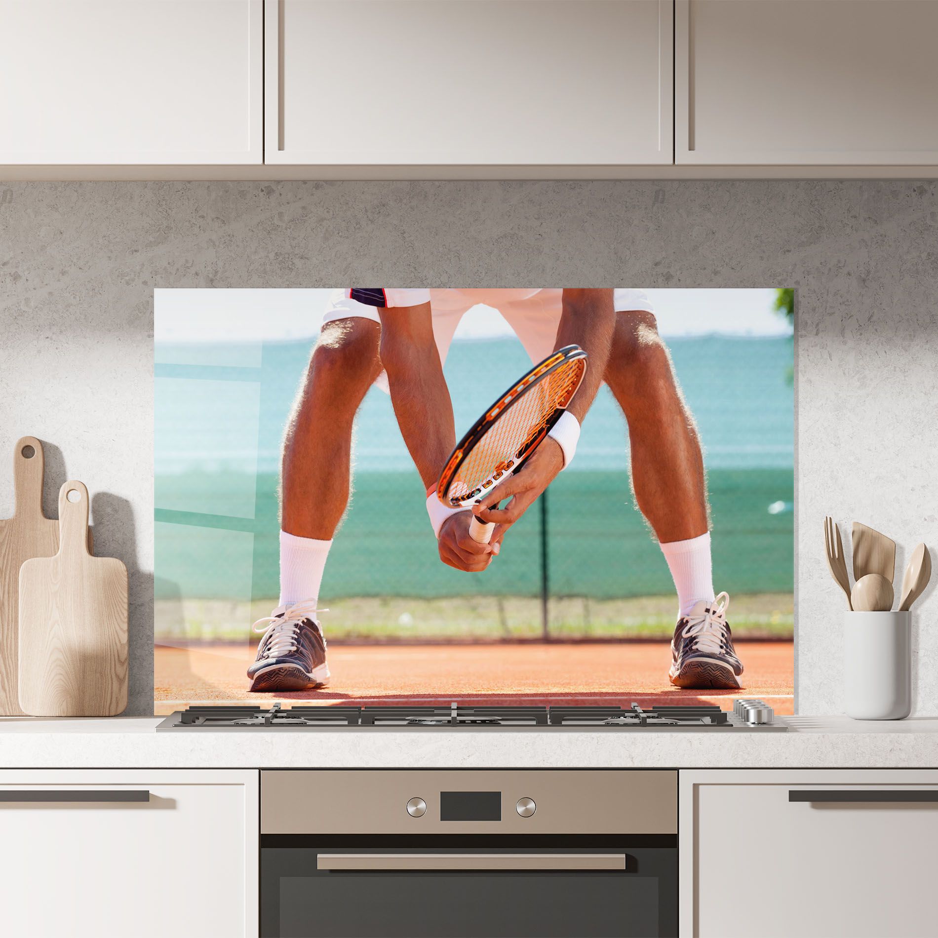 Tennis Player In Action mockup 7