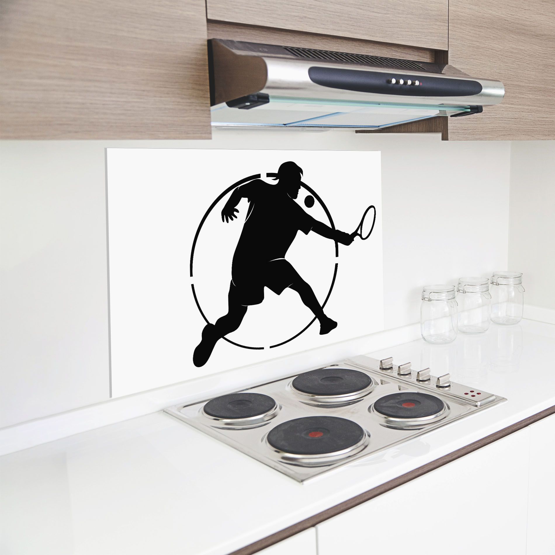 Tennis Black Circle mockup 8