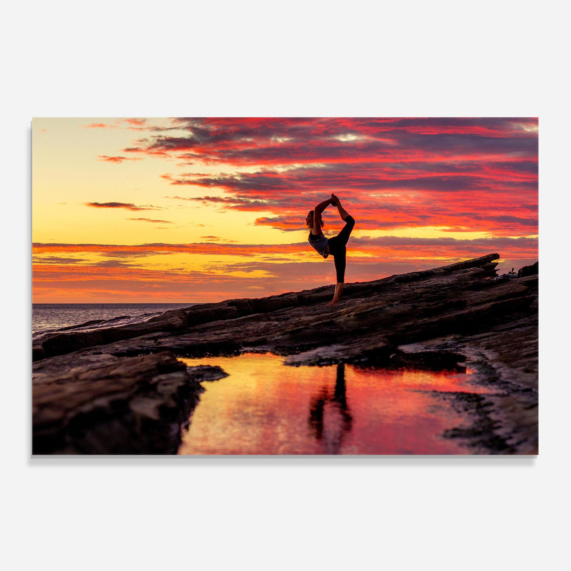 Küchenrückwand Glas Namaste mockup 0