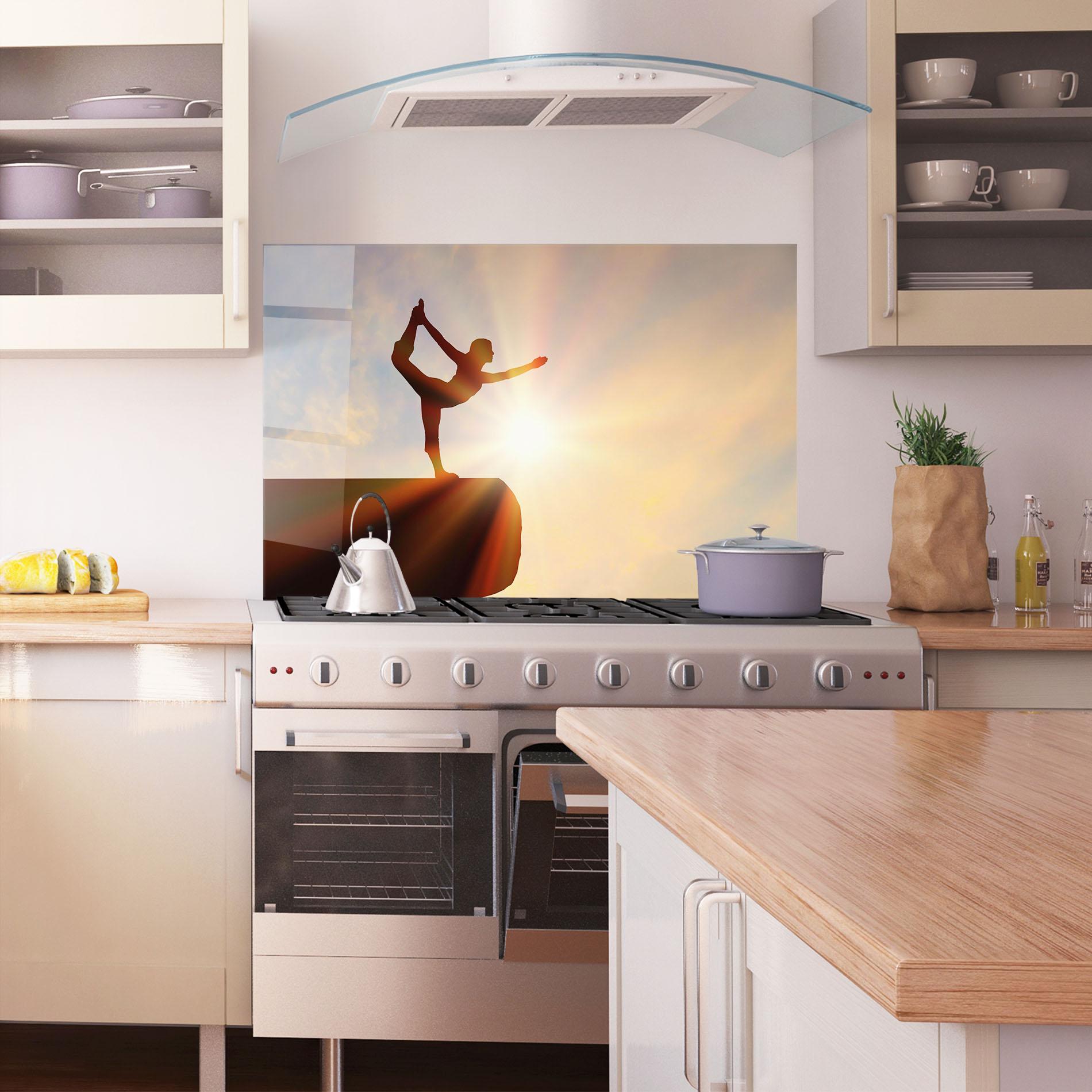 Küchenrückwand Glas Inner Illumination mockup 1