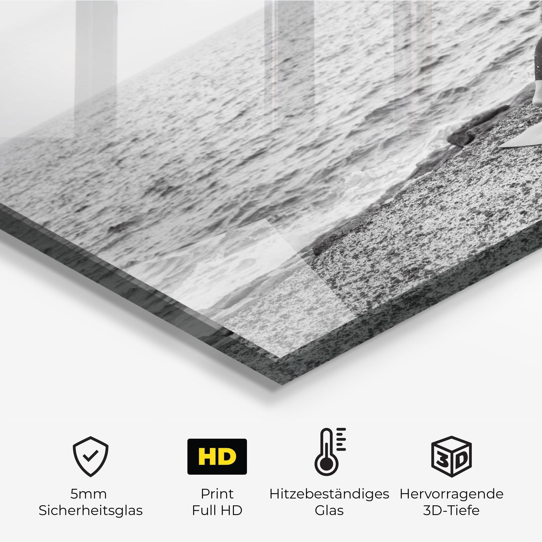 Küchenrückwand Glas Blissful Balance mockup 2