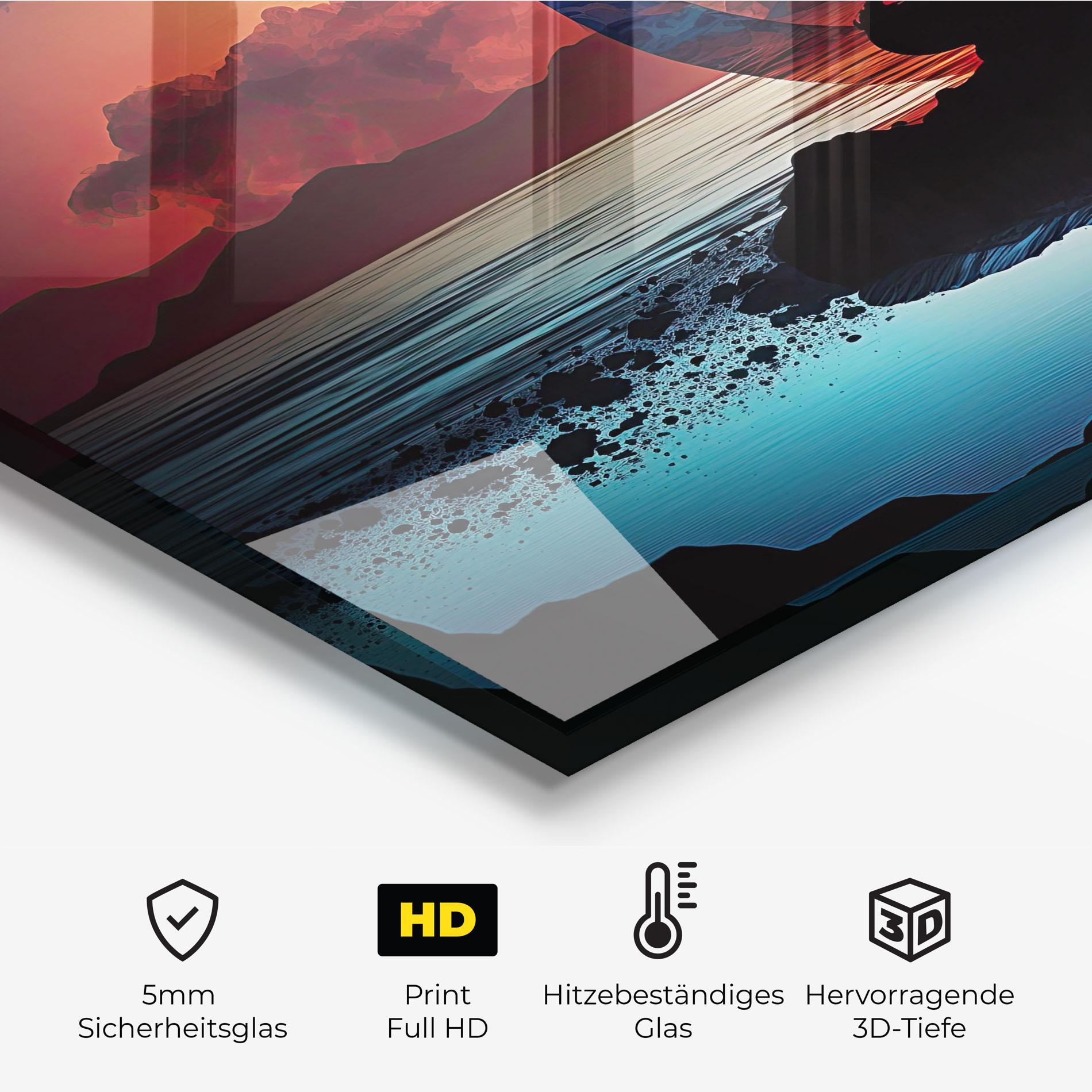 Küchenrückwand Glas Om Orbit mockup 2